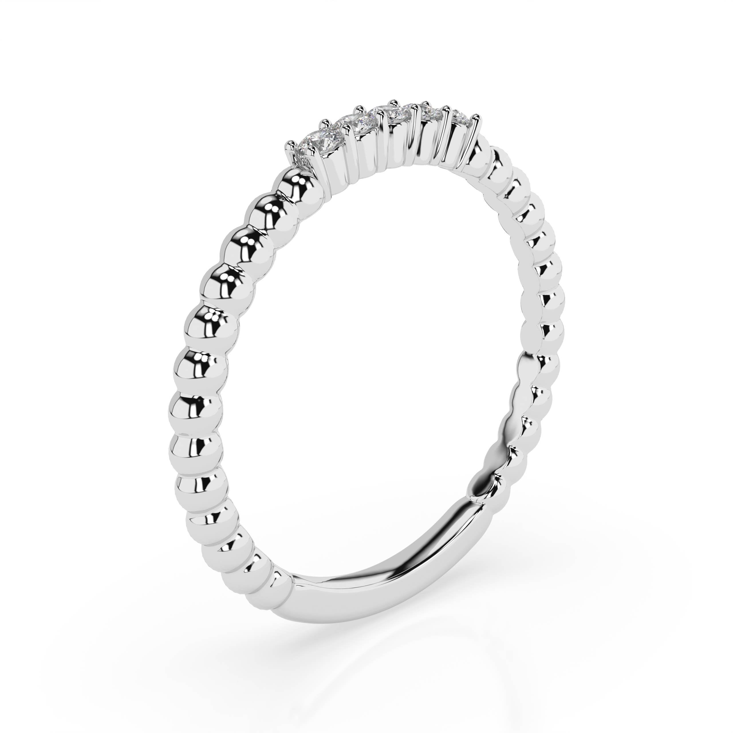 The Kara Round Brilliant Cut Diamond Ring