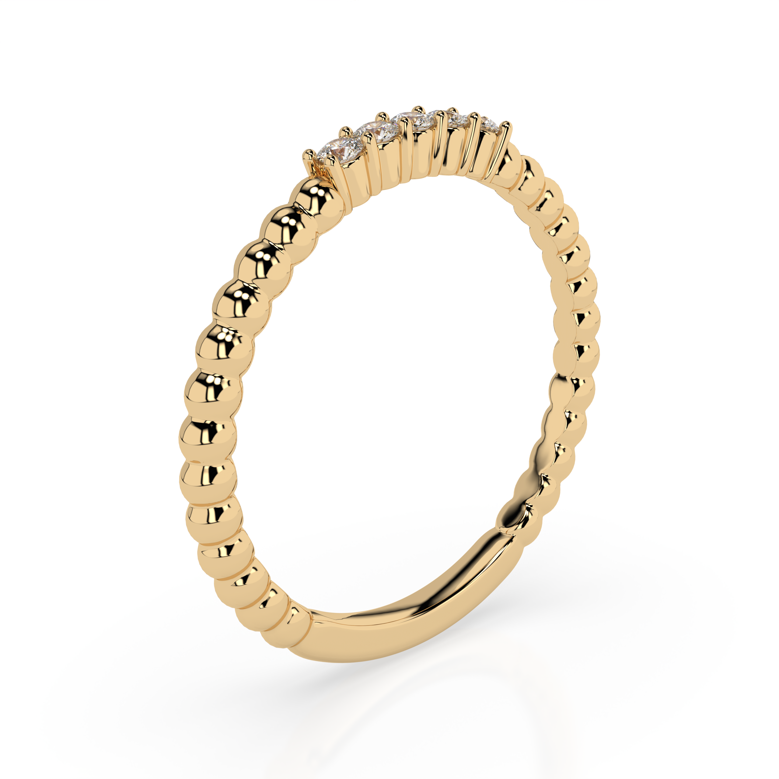 The Kara Round Brilliant Cut Diamond Ring