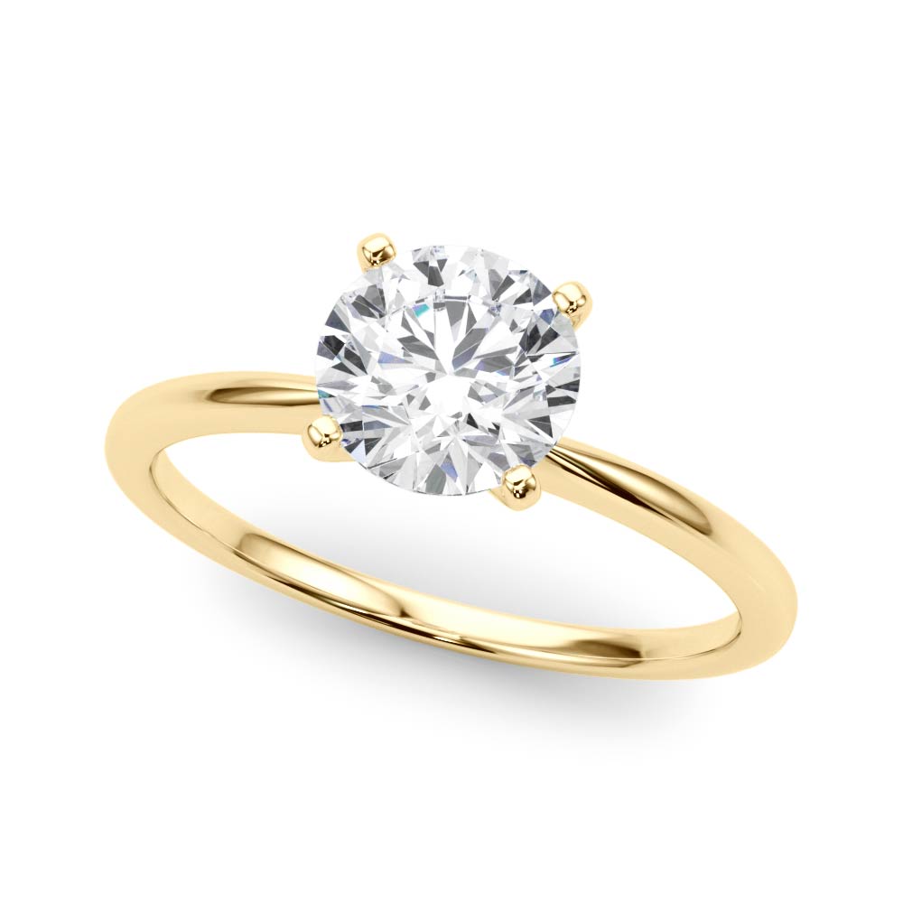 0.50 CTW to 2.00 CTW Round Brilliant Cut Solitaire Engagement Ring