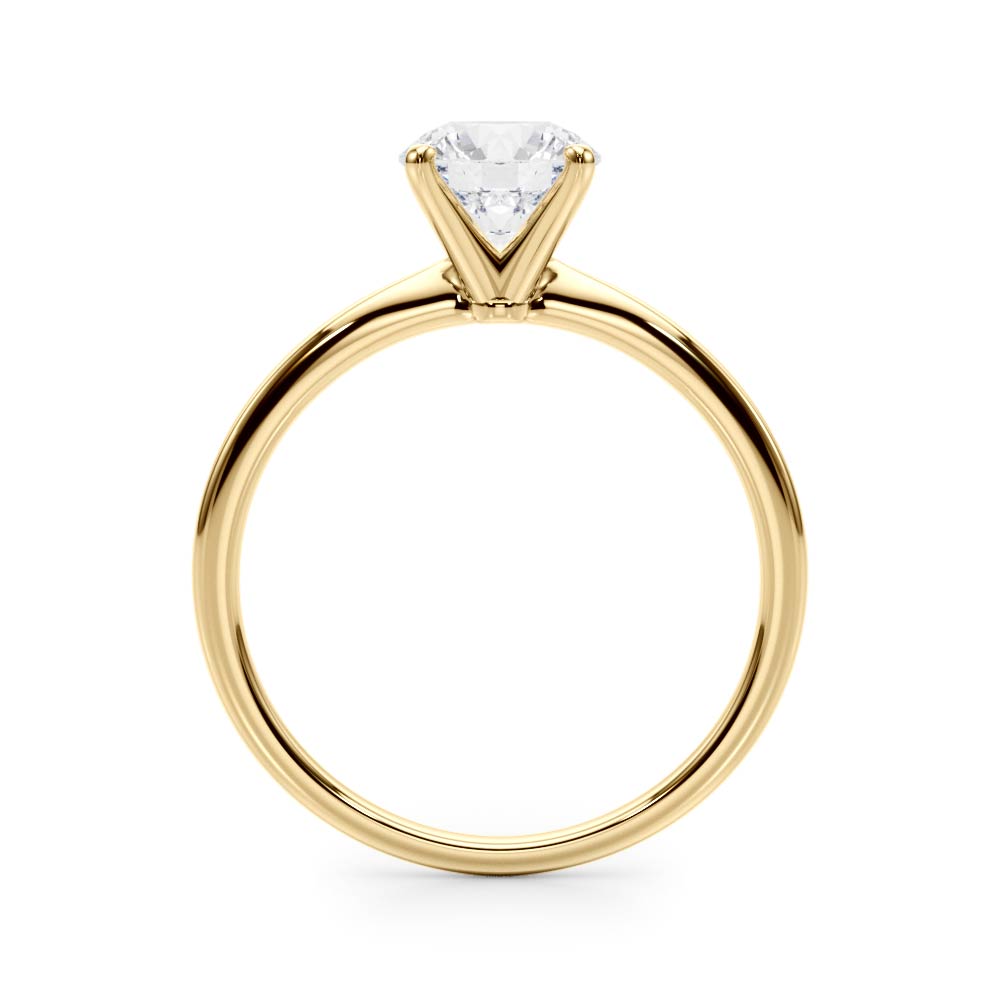 0.50 CTW to 2.00 CTW Round Brilliant Cut Solitaire Engagement Ring