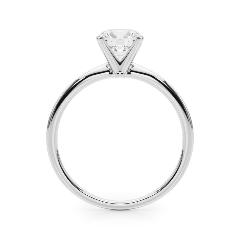 0.50 CTW to 2.00 CTW Round Brilliant Cut Solitaire Engagement Ring