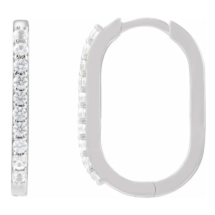 14mm Hoop Earrings 14K Gold