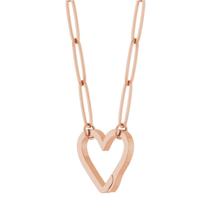 Yellow Heart Charm Pendant Necklace