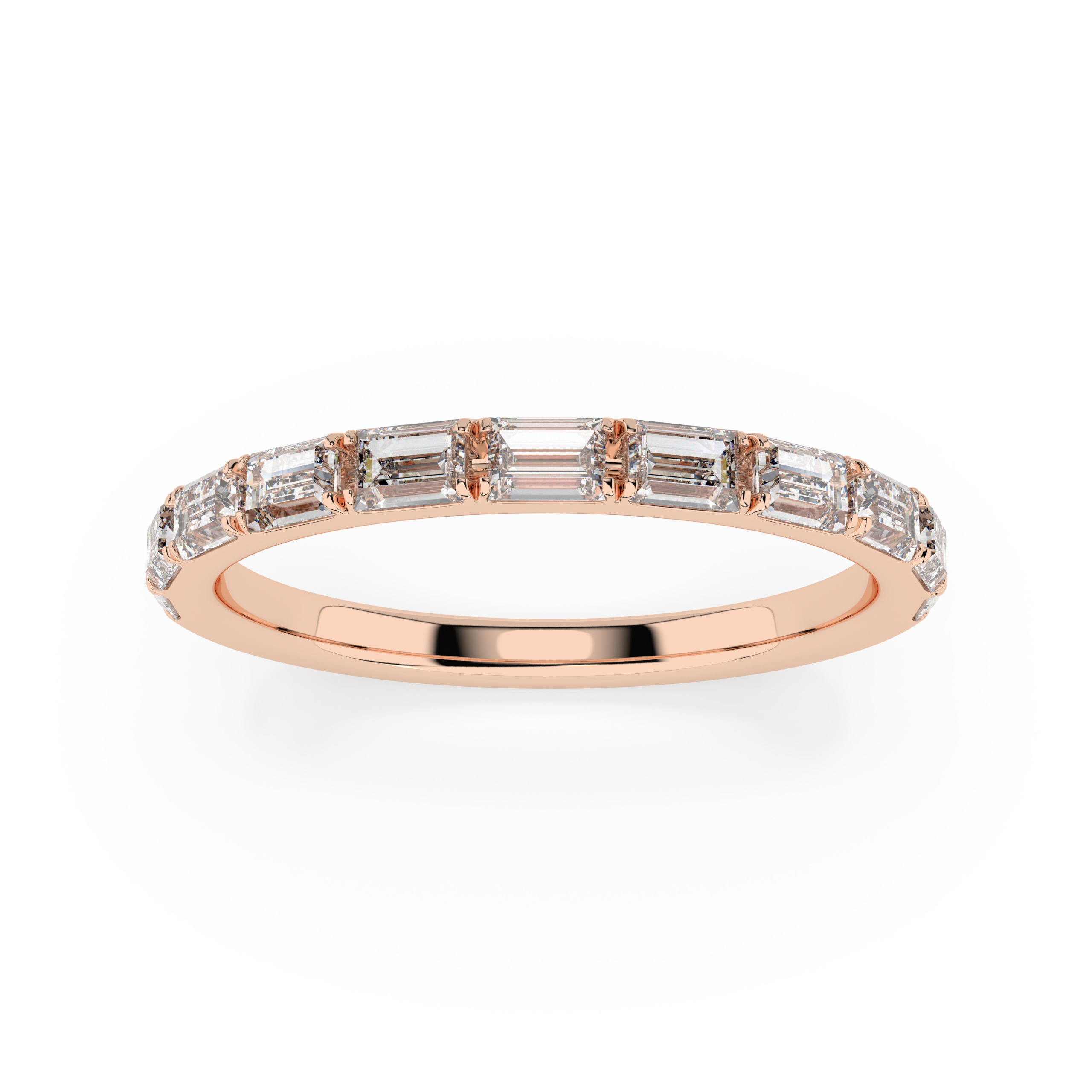 The Gianna Baguette Cut Natural Diamond Ring