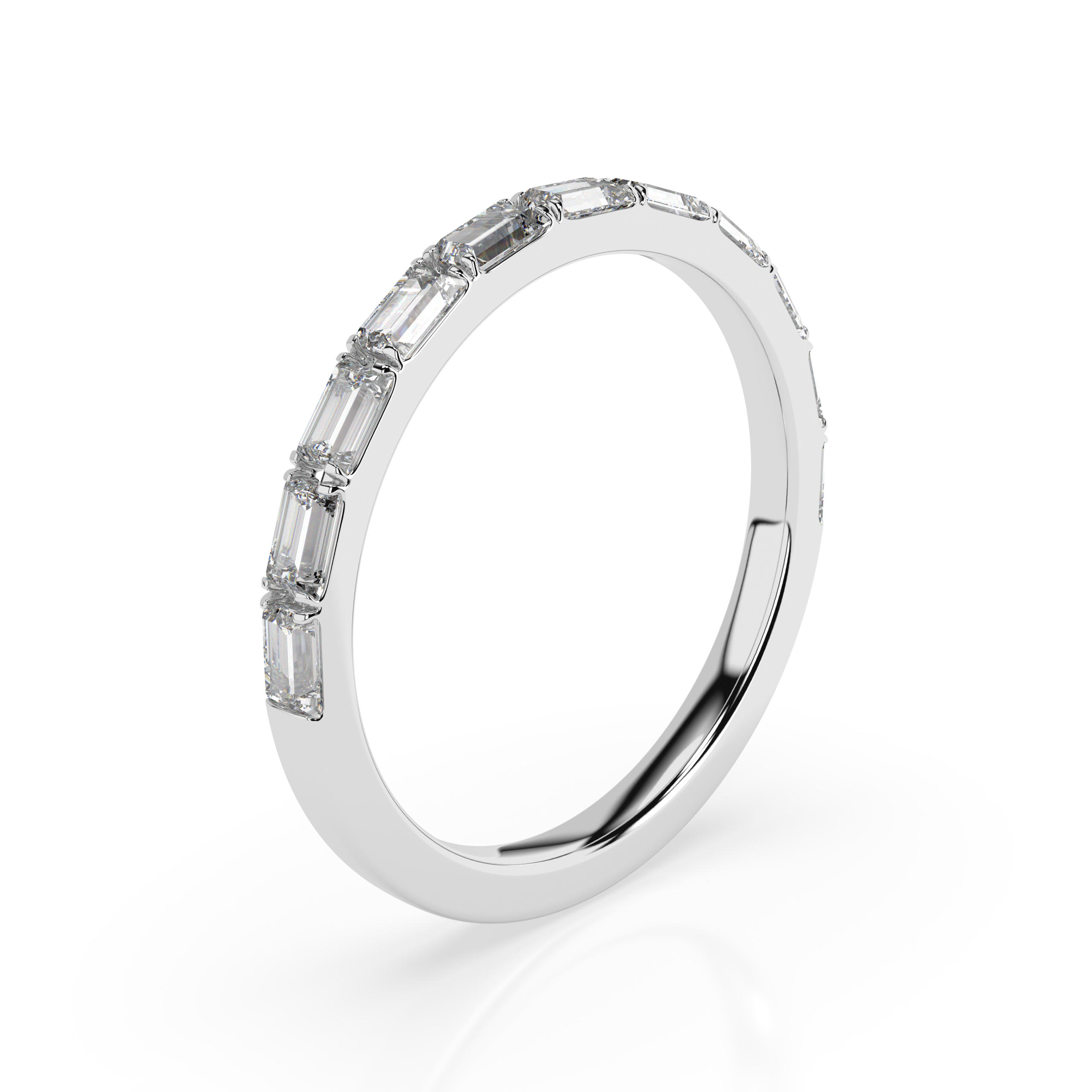 The Gianna Baguette Cut Natural Diamond Ring