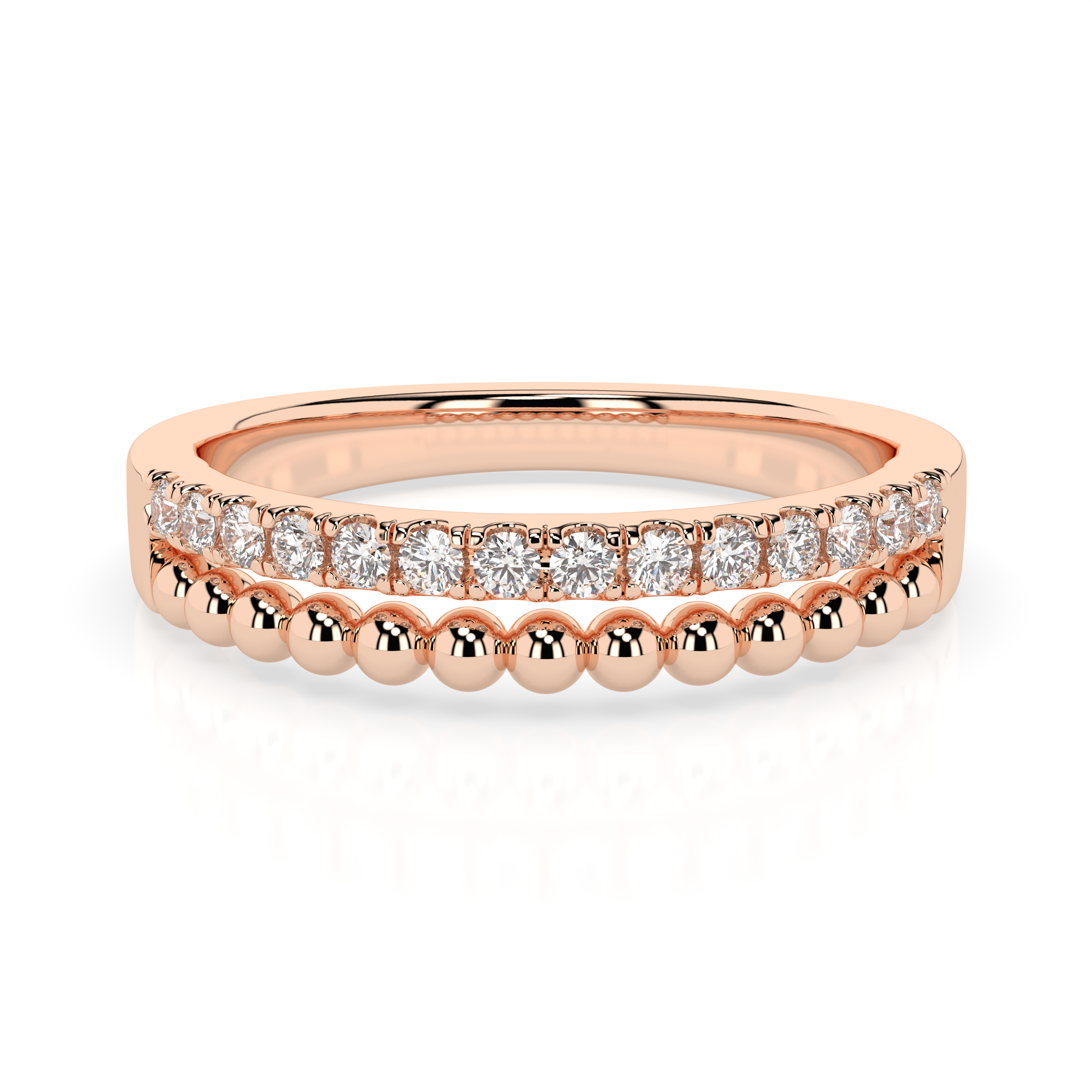 The Gia Round Brilliant Cut Natural Diamond Ring