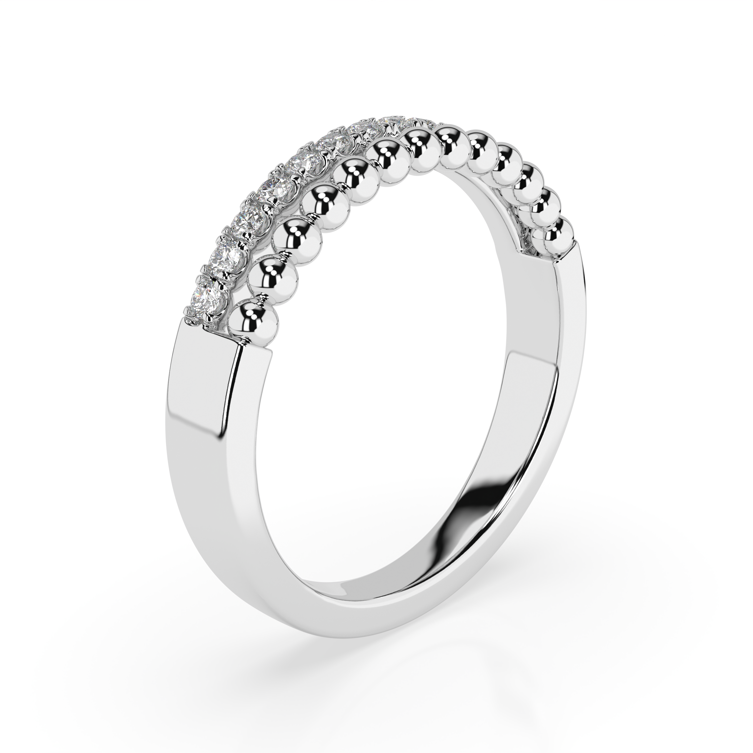 The Gia Round Brilliant Cut Natural Diamond Ring