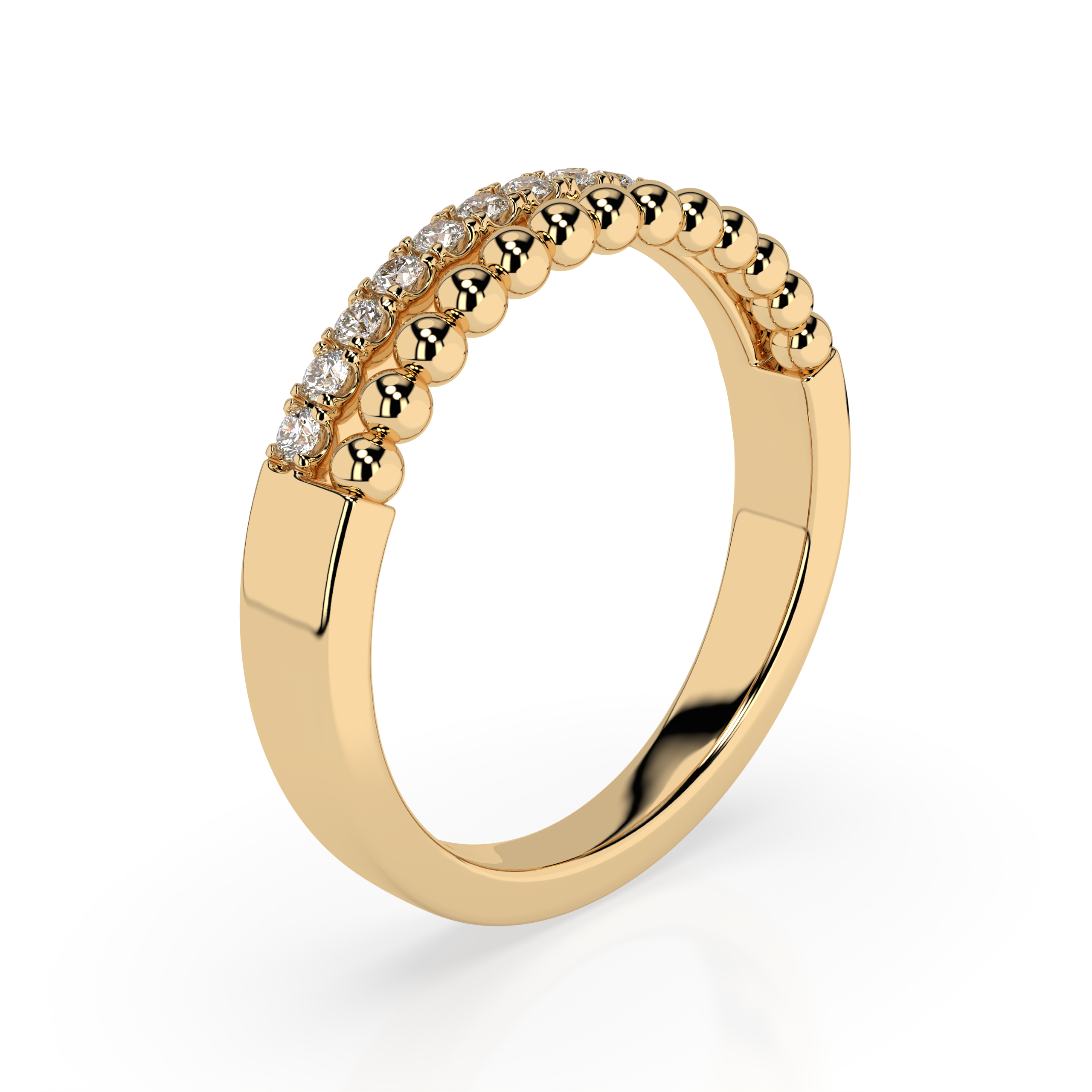 The Gia Round Brilliant Cut Natural Diamond Ring