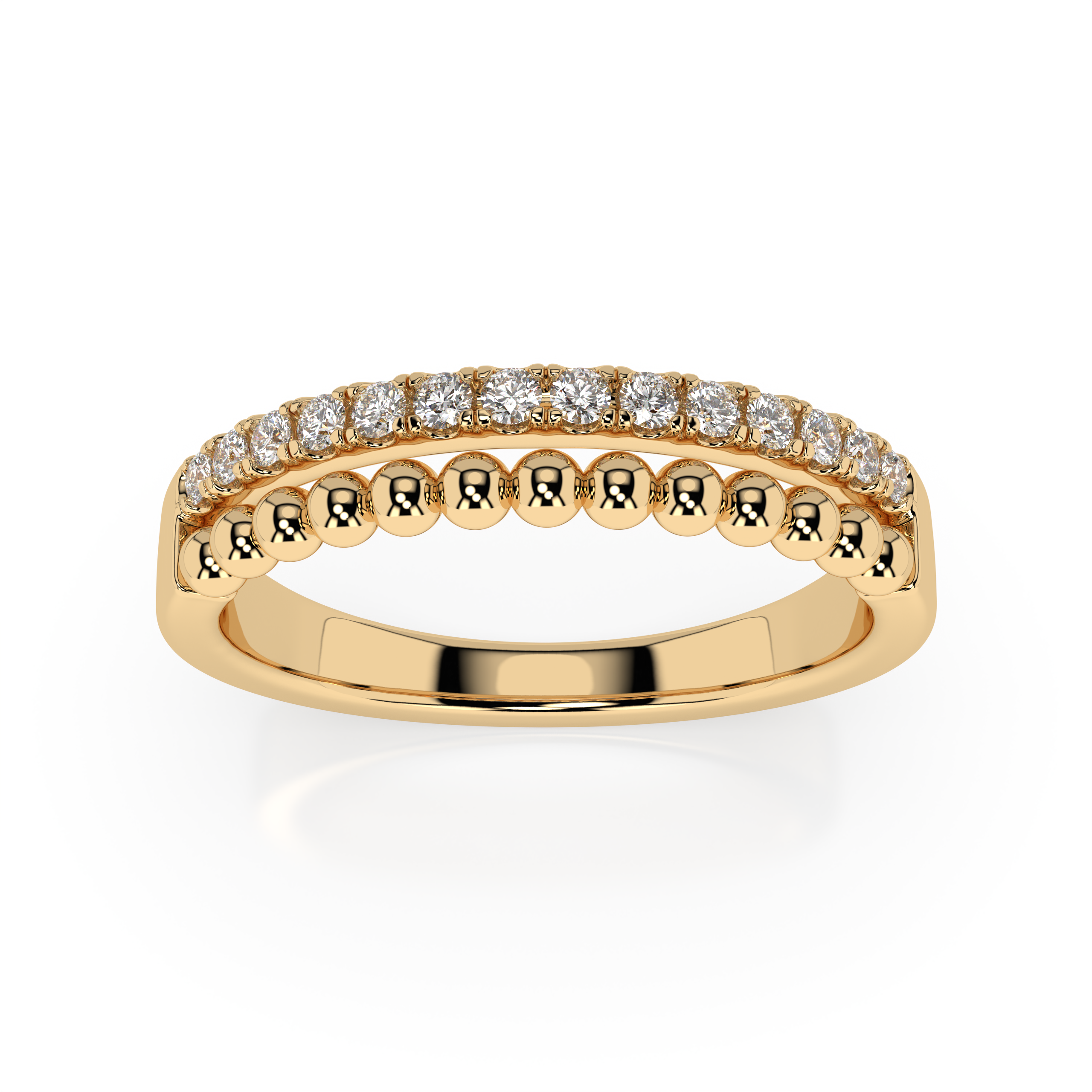 The Gia Round Brilliant Cut Natural Diamond Ring