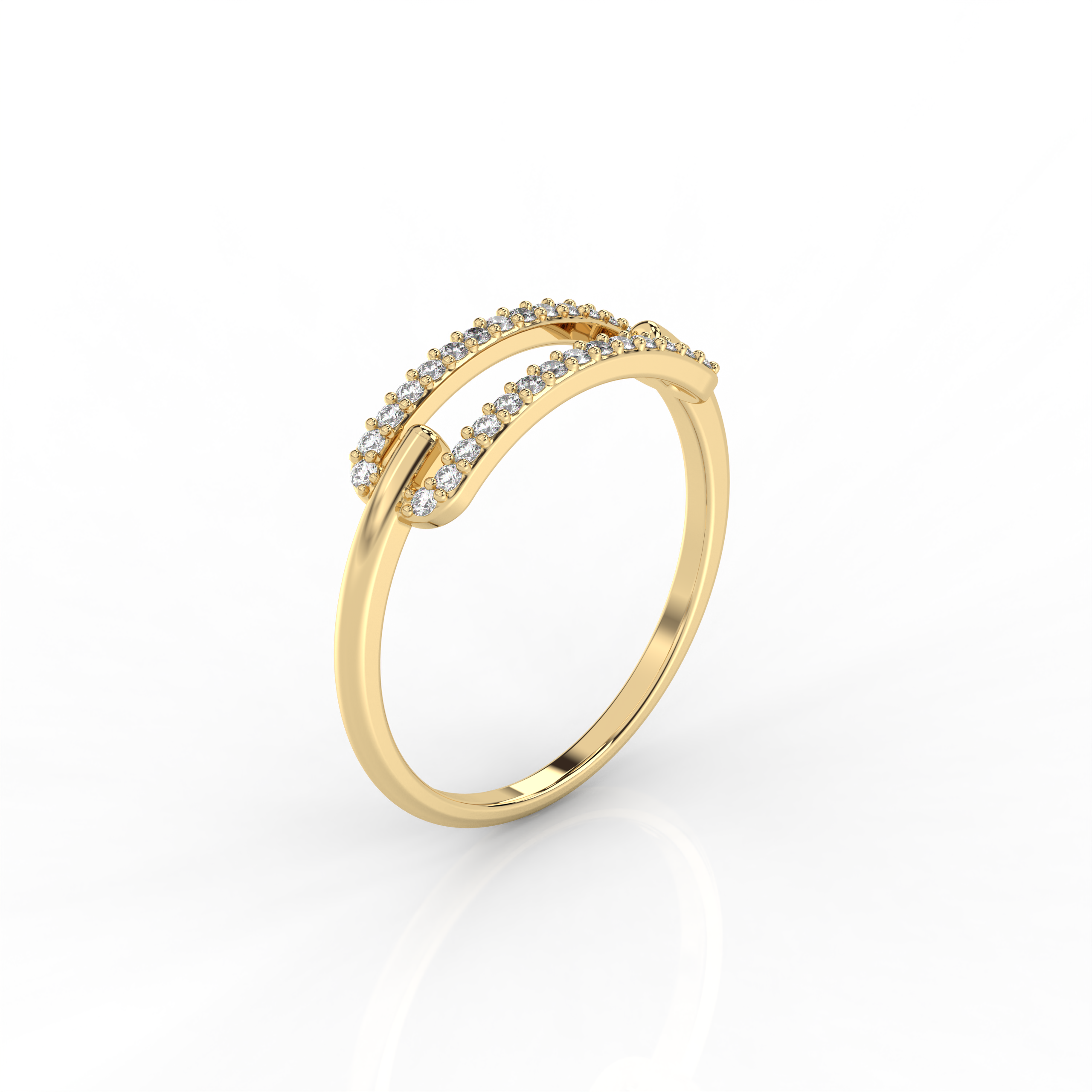 The Amelia Round Brilliant Cut Natural Diamond Ring