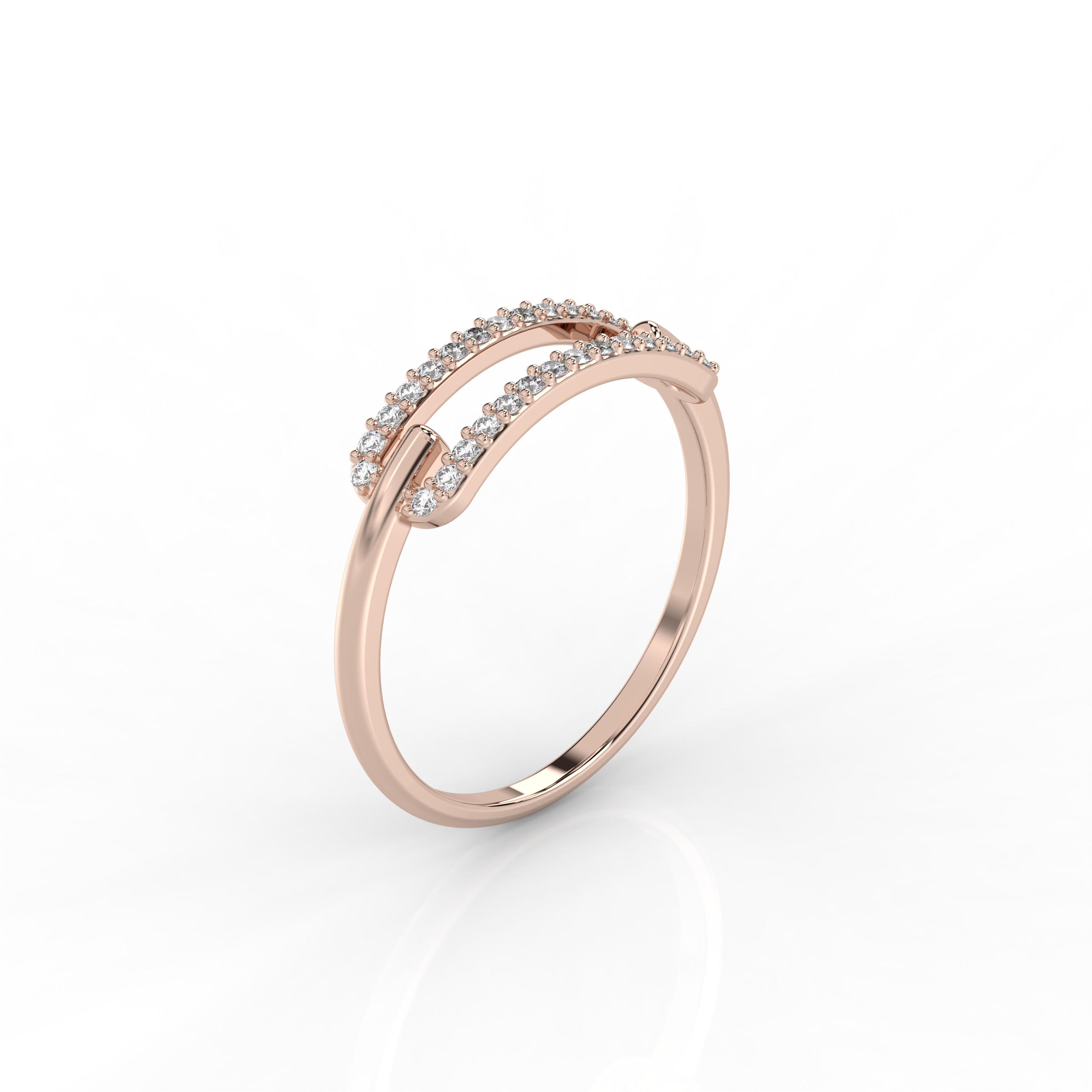The Amelia Round Brilliant Cut Natural Diamond Ring