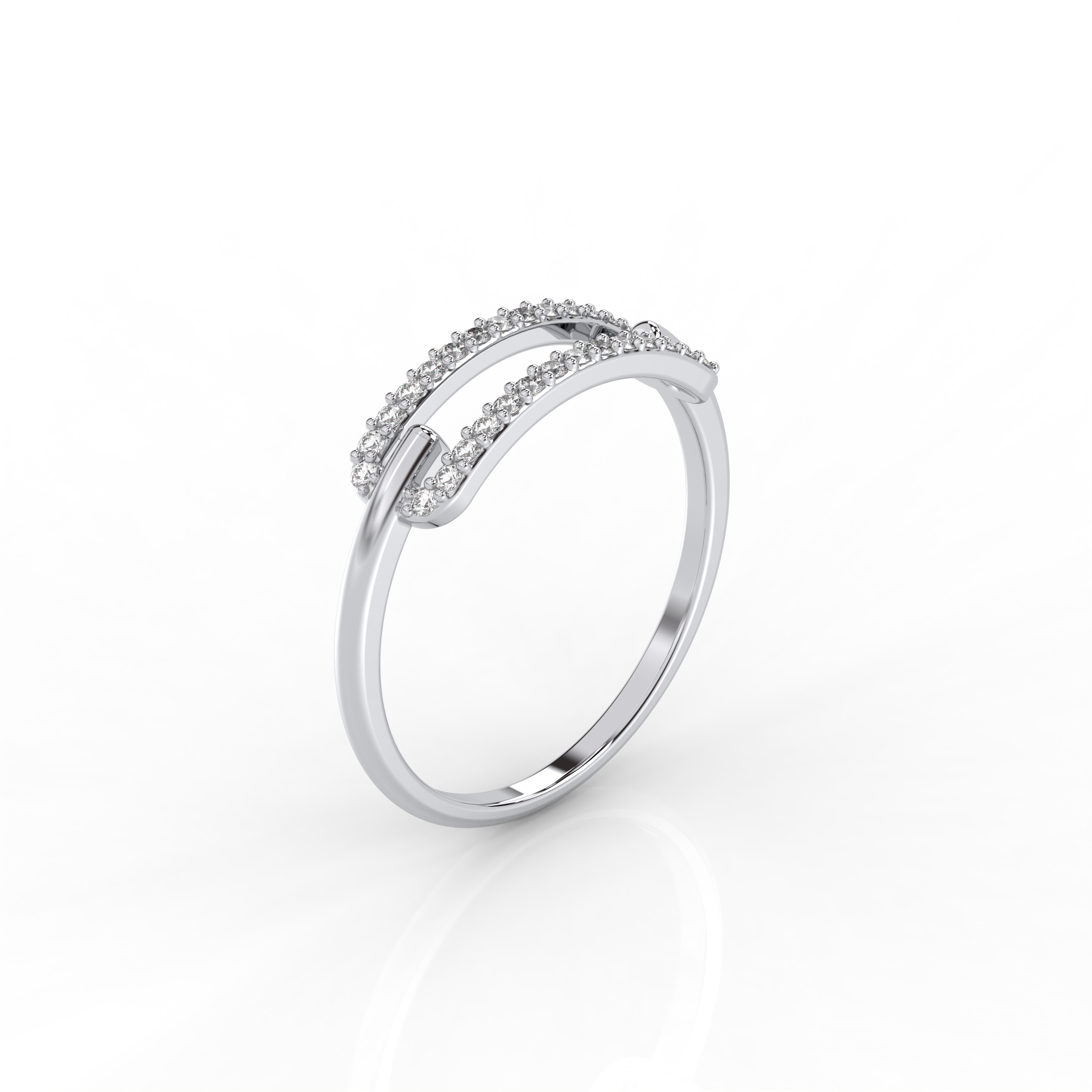 The Amelia Round Brilliant Cut Natural Diamond Ring