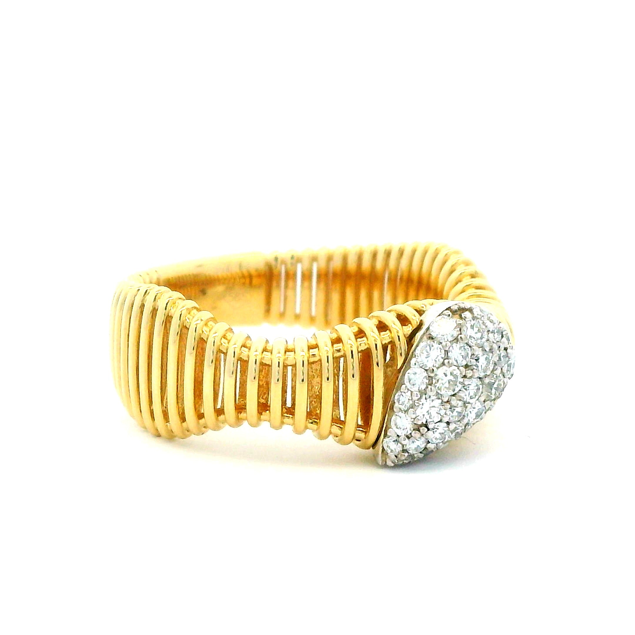 0.34 CTW Diamond Ring 14K Two-Tone Gold
