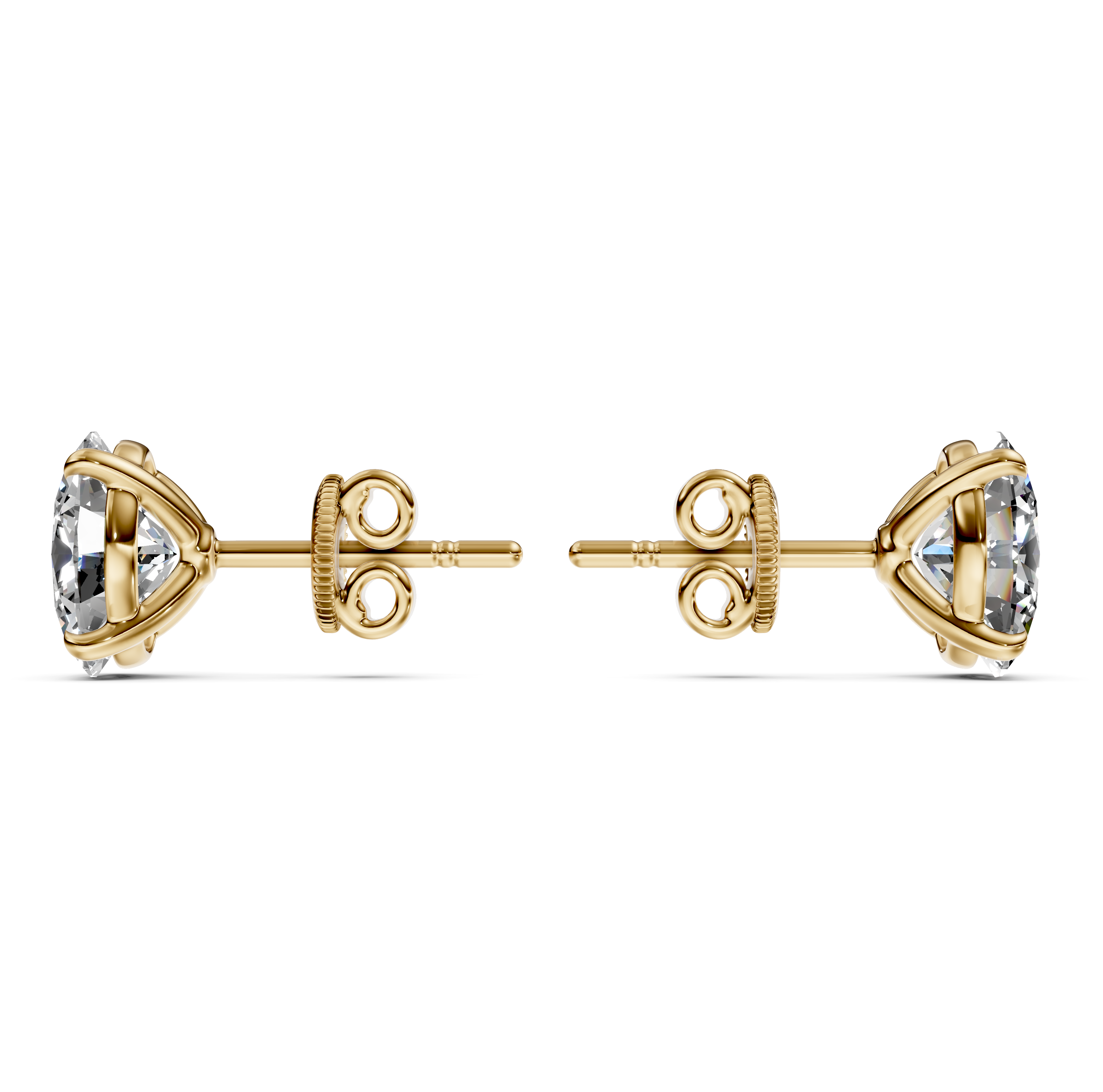 Oval Cut Diamond Stud Earrings