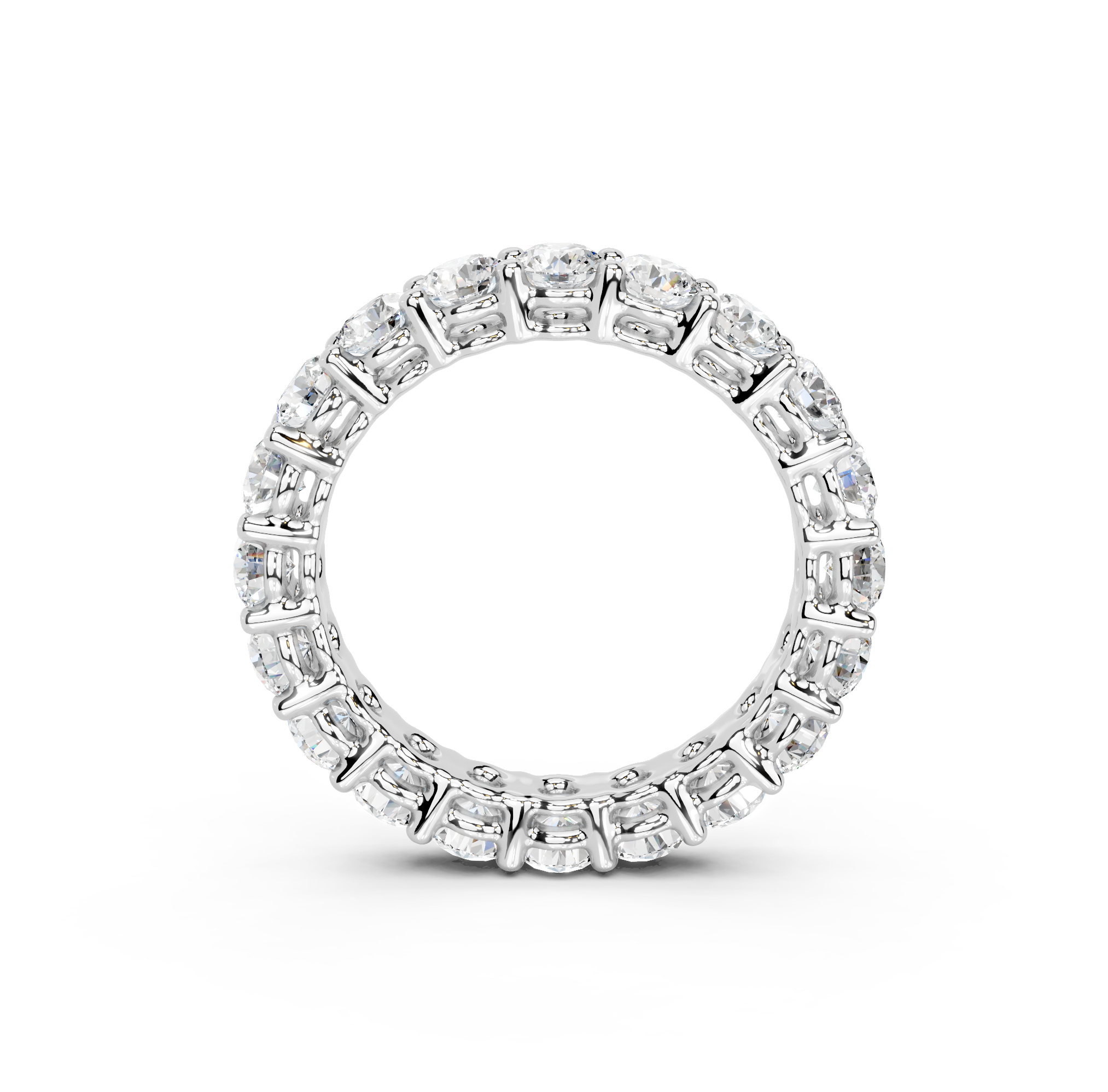 Round Cut Eternity Band