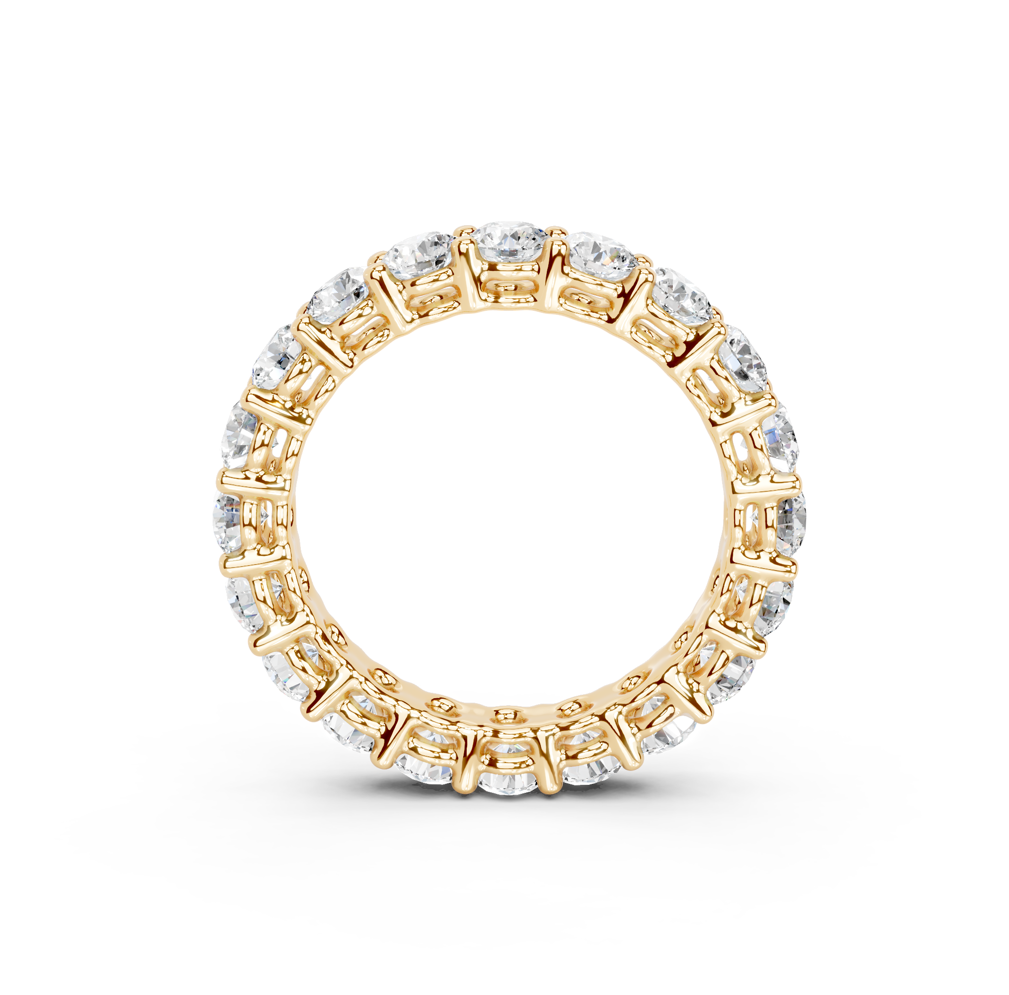Round Cut Eternity Band