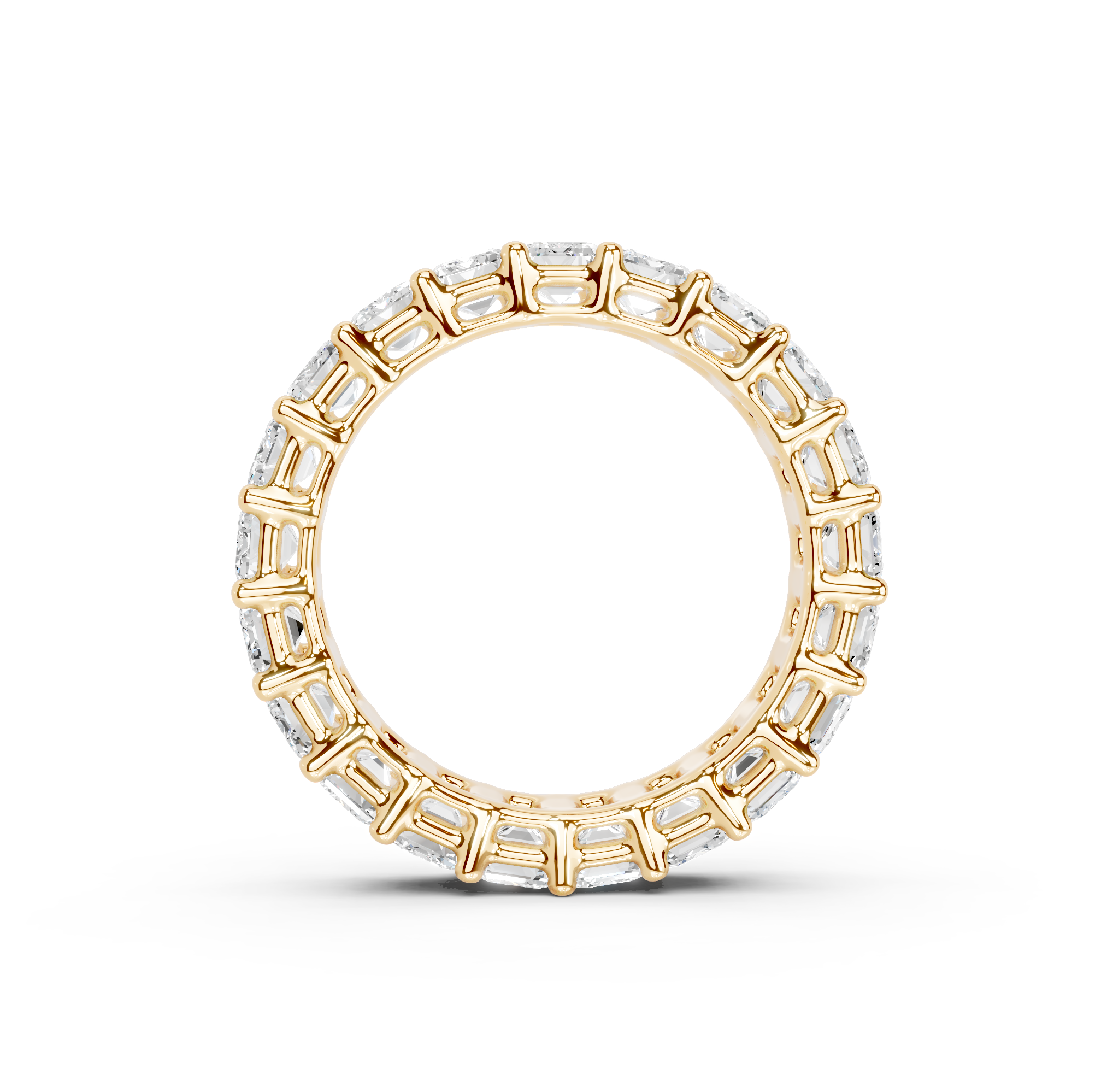 Emerald Cut Eternity Band