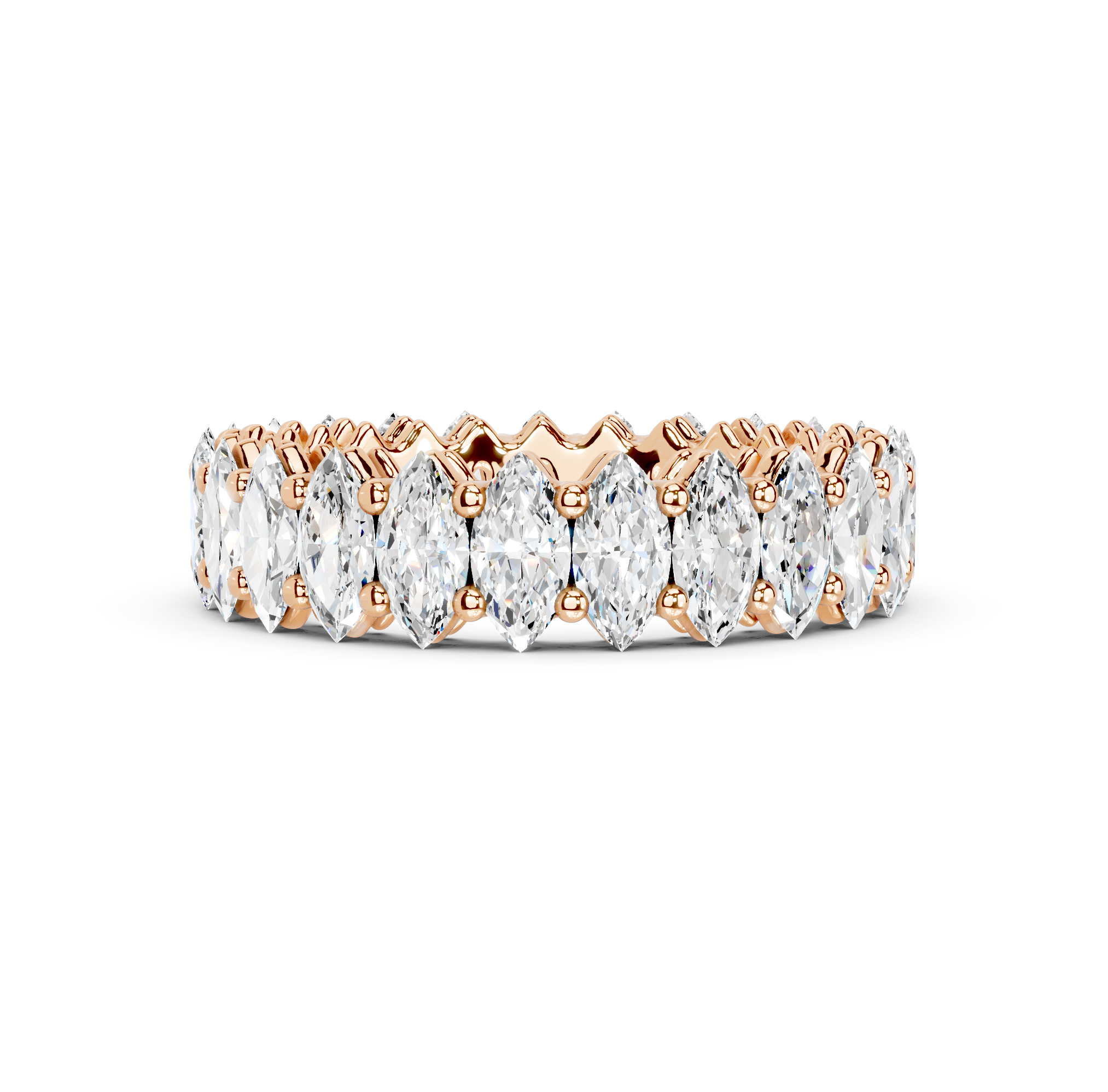 Marquise Cut Eternity Band