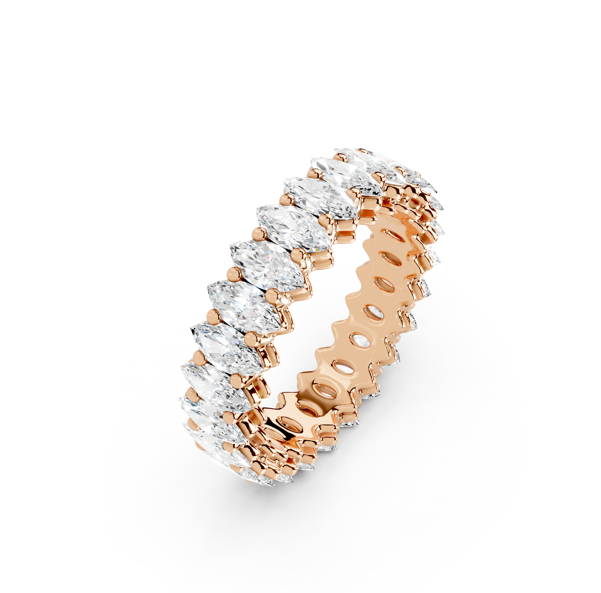 Marquise Cut Eternity Band