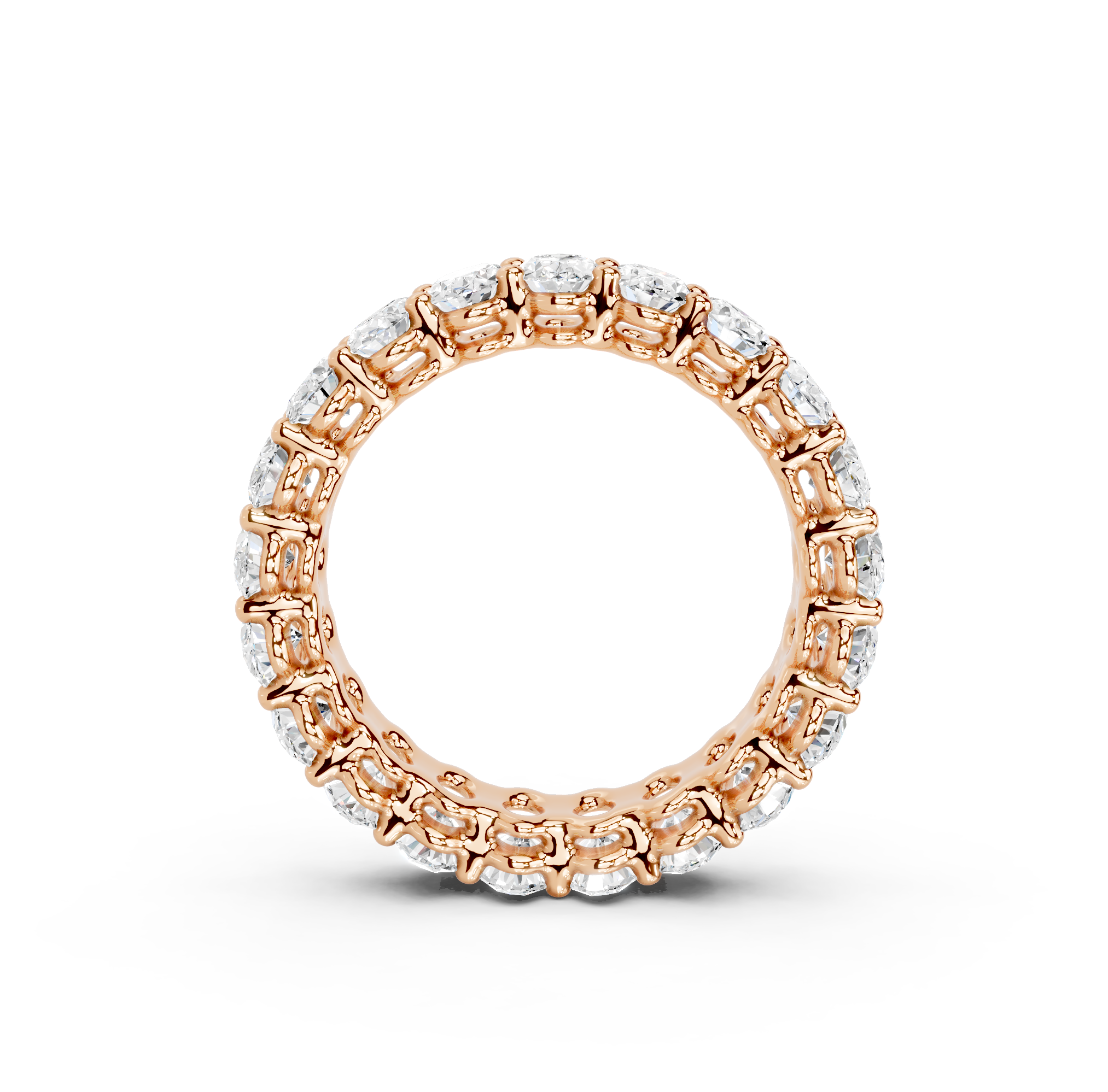 Oval Cut Eternity Band