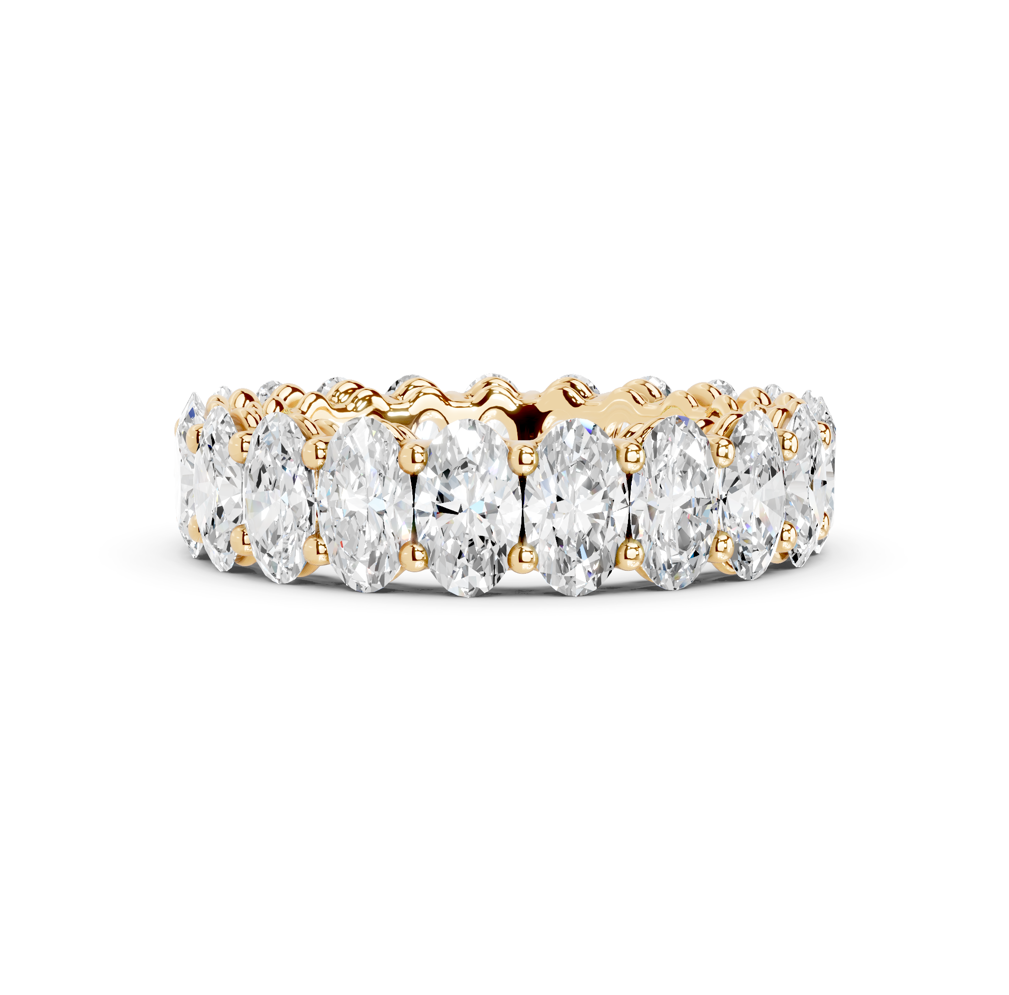 Oval Cut Eternity Band