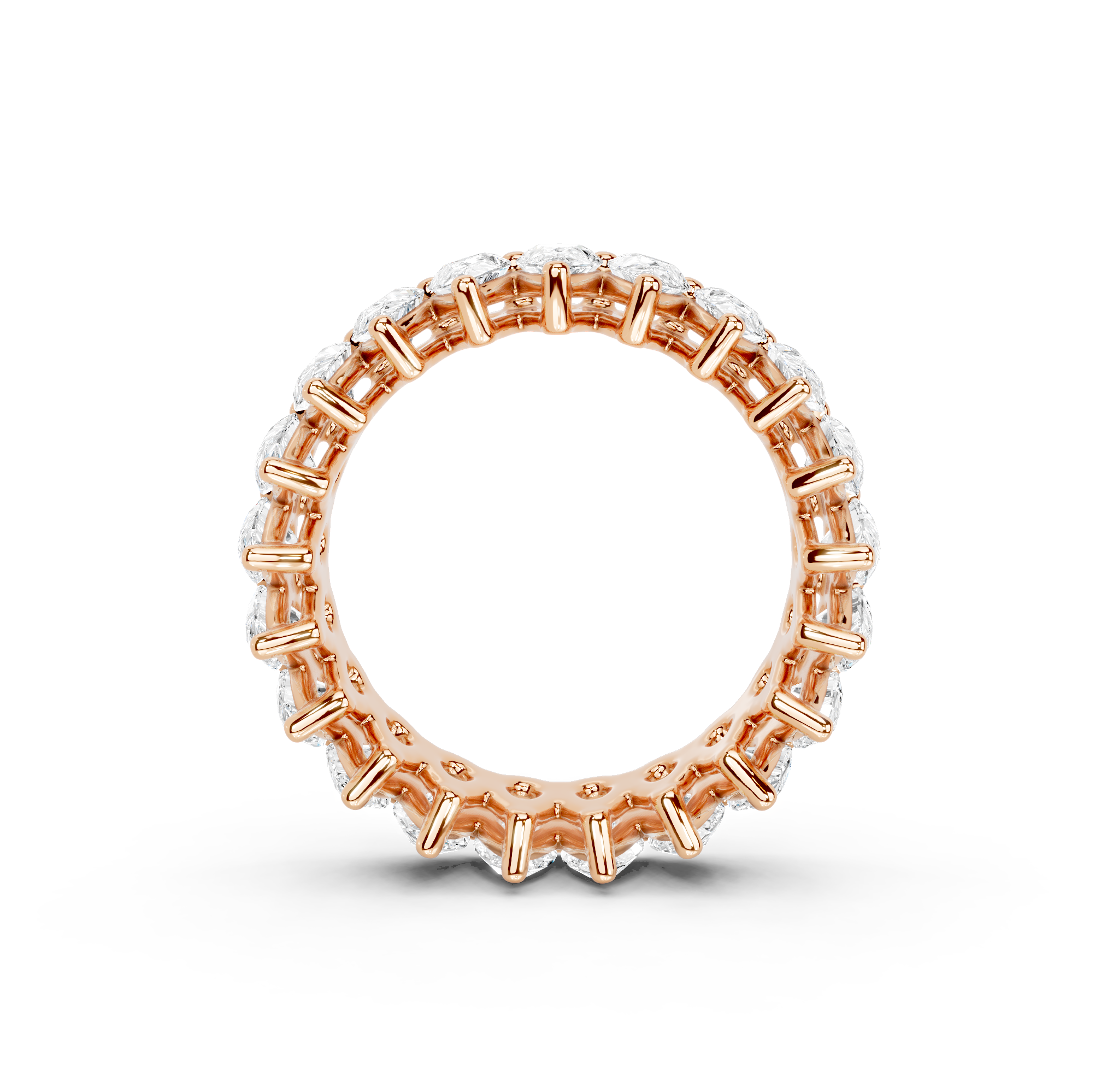 Pear Cut Eternity Band