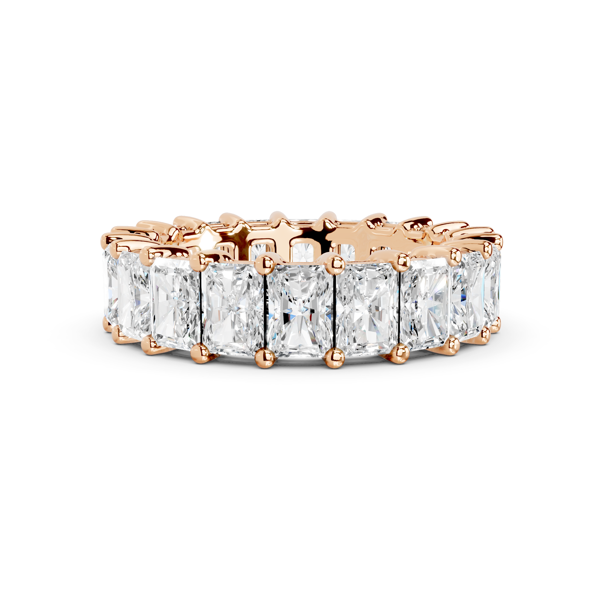 Radiant Cut Eternity Band