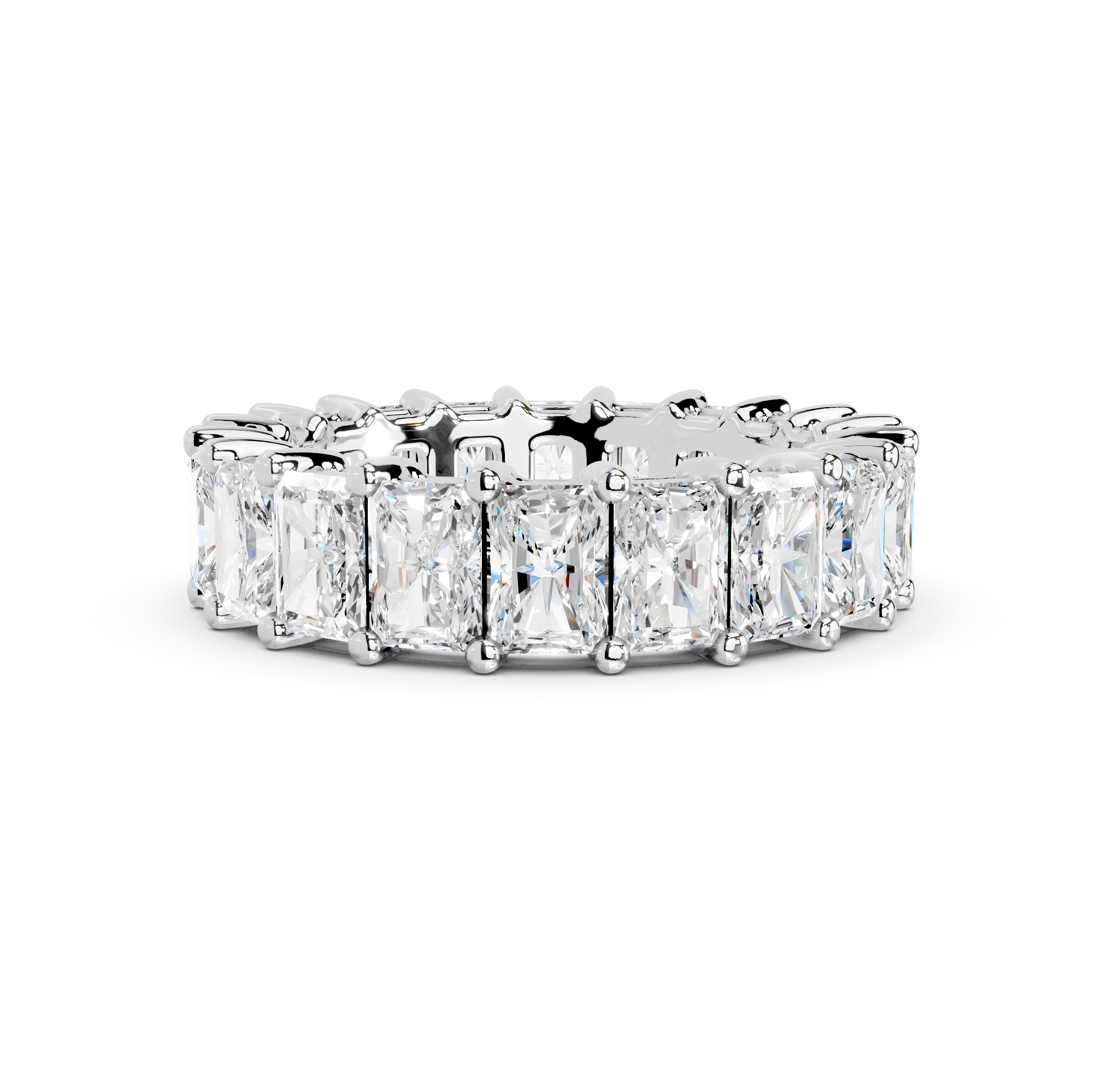 Radiant Cut Eternity Band