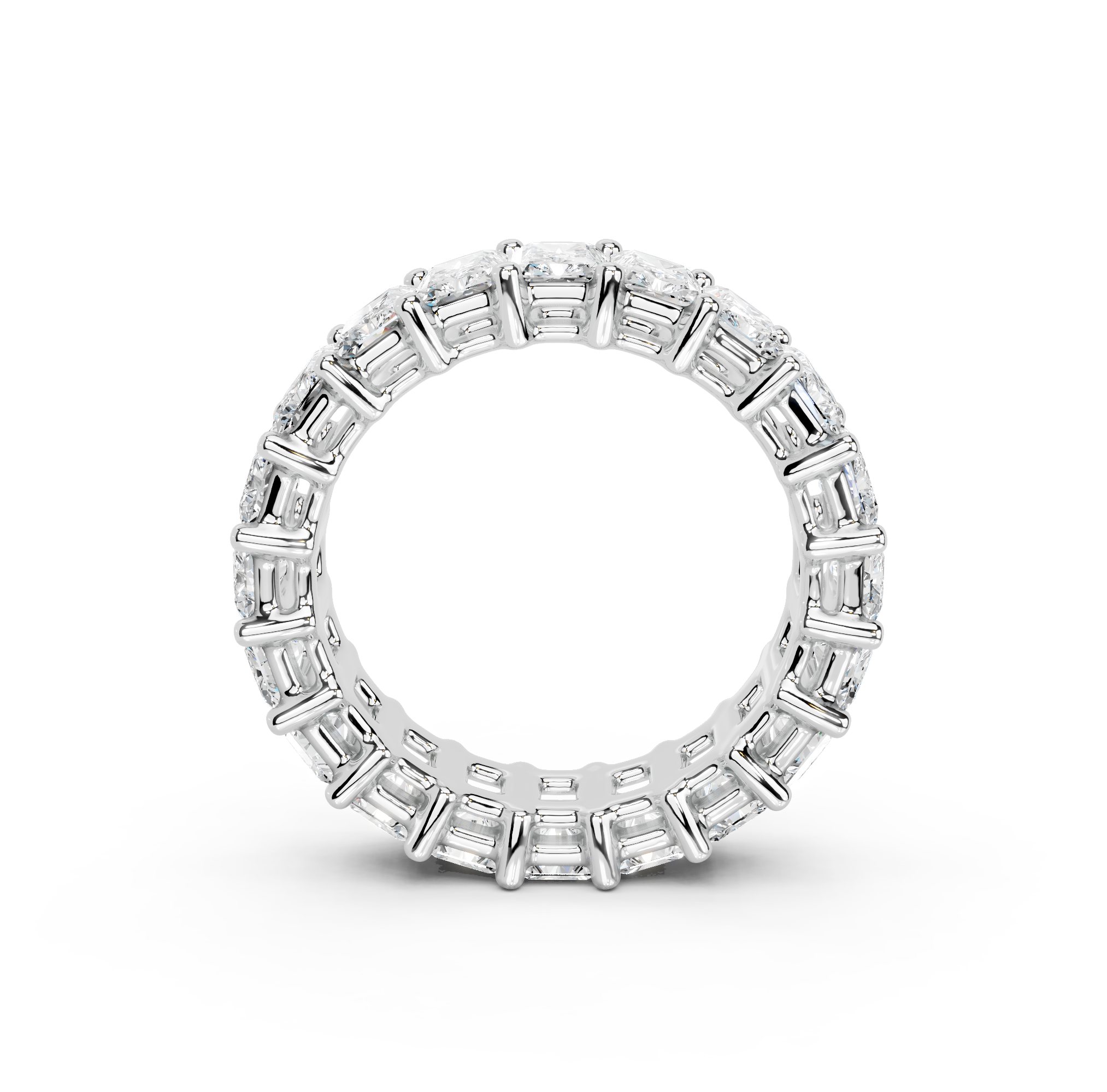 Radiant Cut Eternity Band