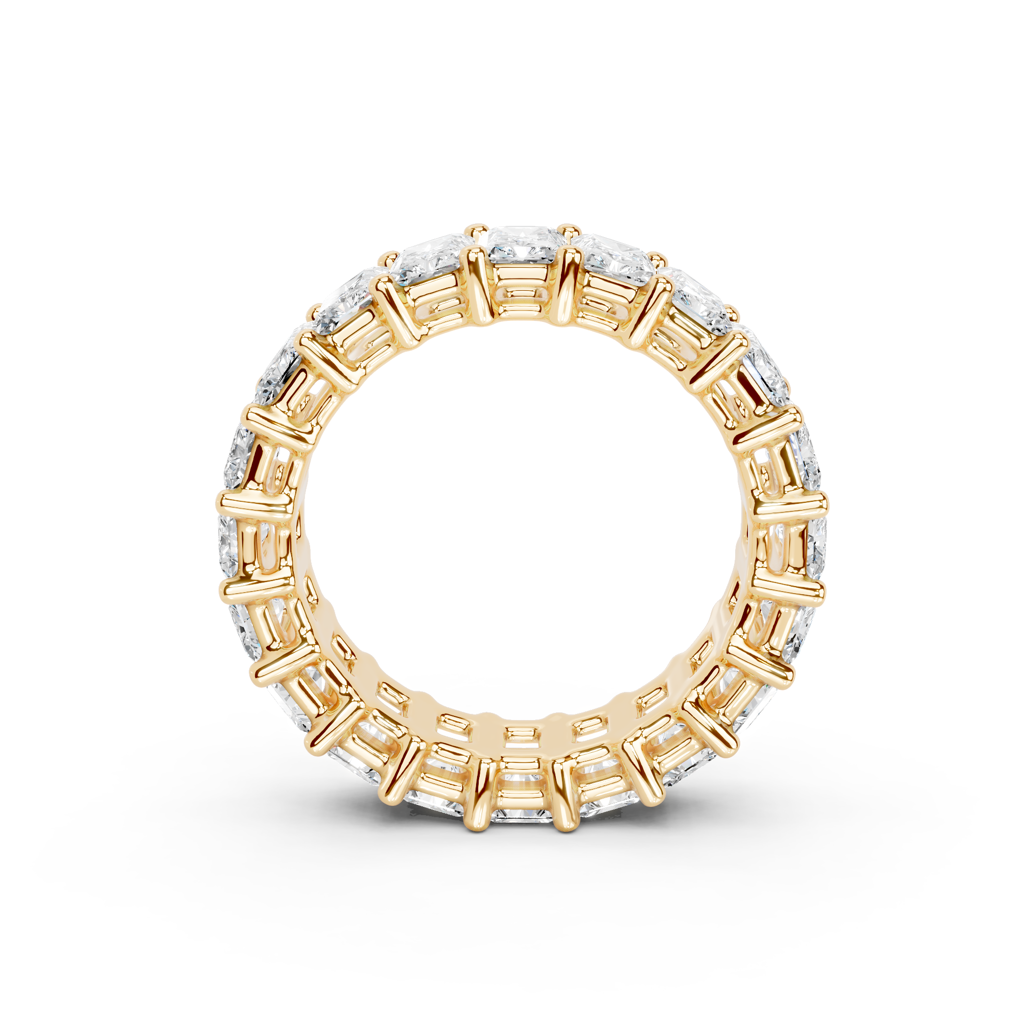 Radiant Cut Eternity Band