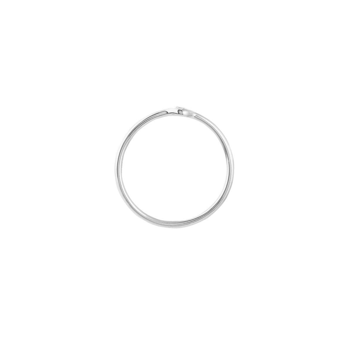 3pt Round Diamond Bezel Ring 14K Yellow, White and Rose Gold