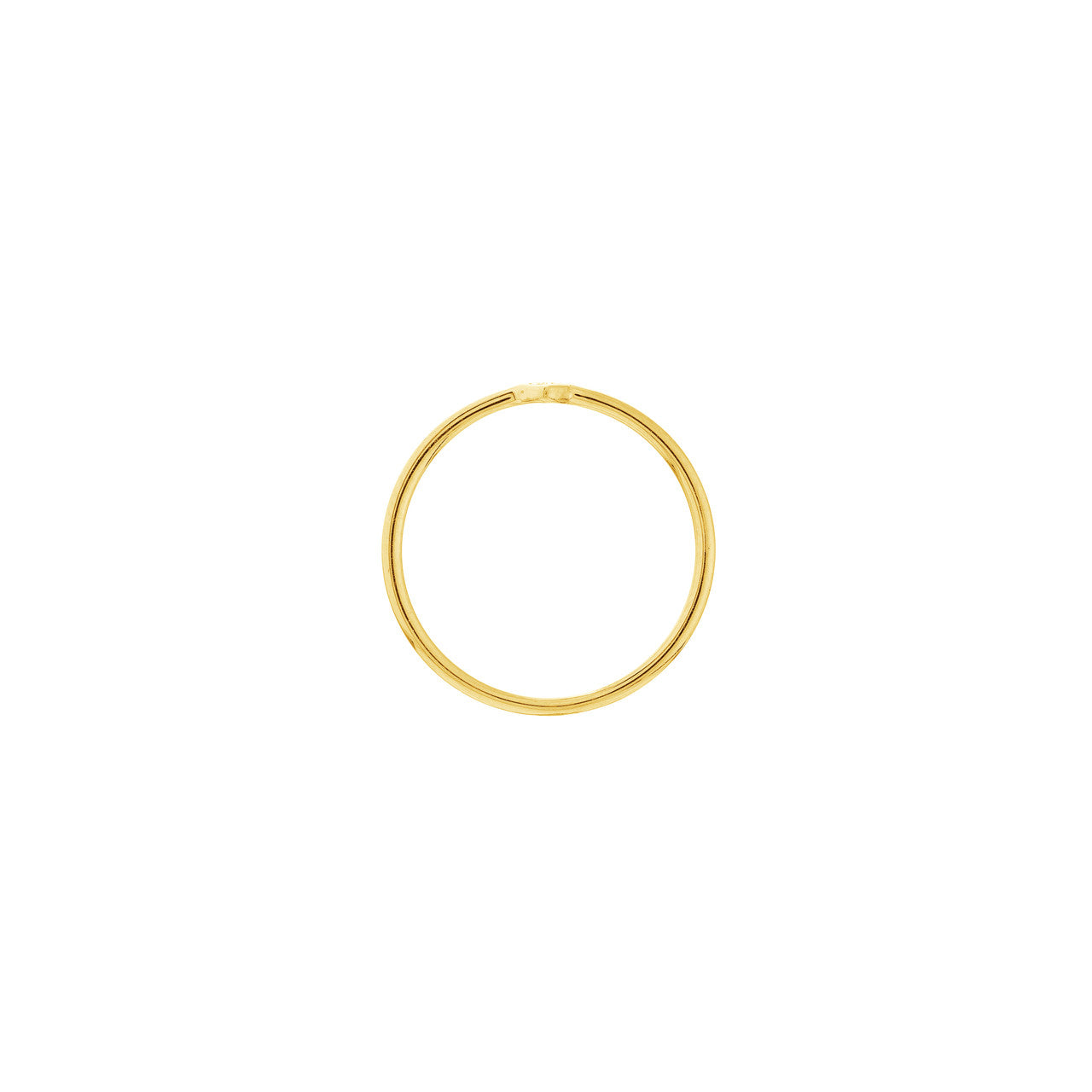 1/20ct Pear-Shaped Diamond Bezel Ring 14K Yellow Gold