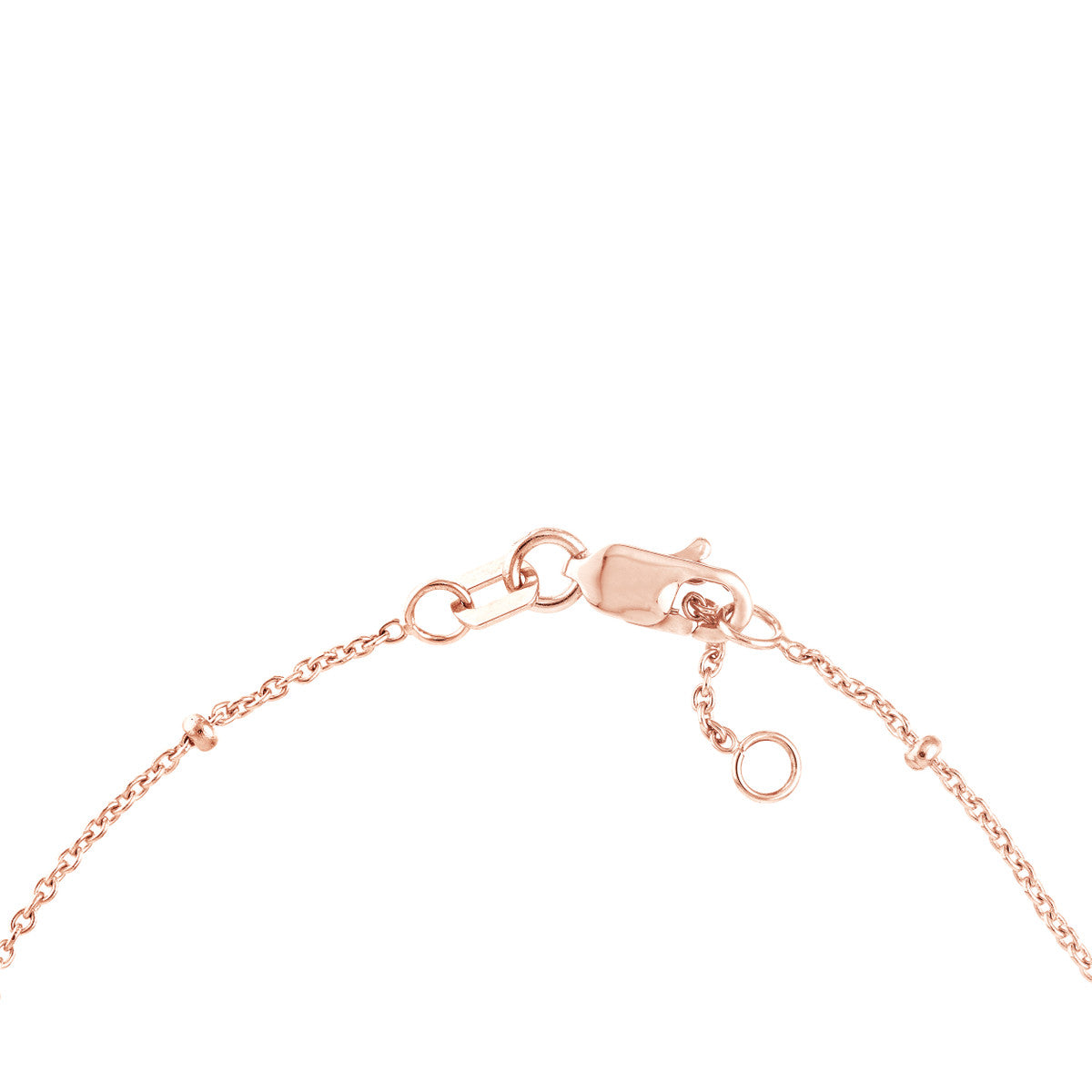 Diamond Multi-Cut Bezels and Beads Bracelet 14K Gold