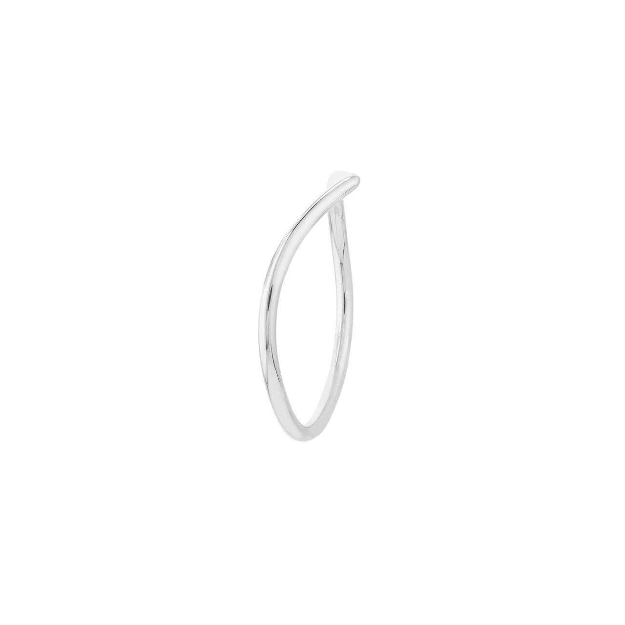 Chevron Wire Ring 14k Yellow Gold, White Gold, Rose Gold