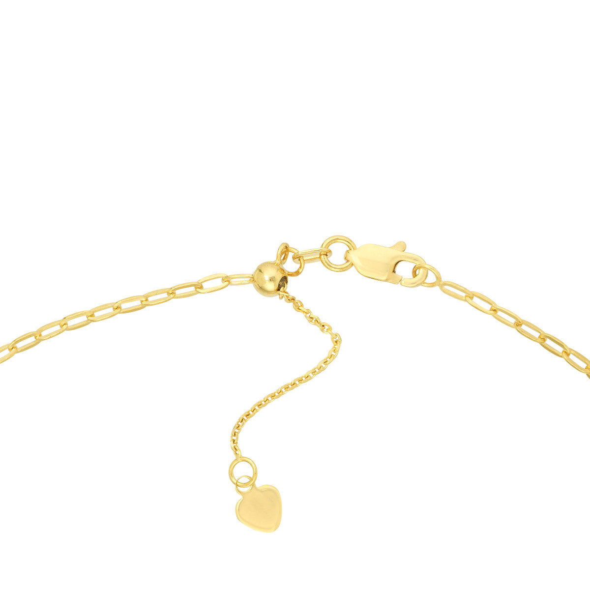 Black Enamel Diamond-Shaped Drops Necklace 14K Yellow Gold