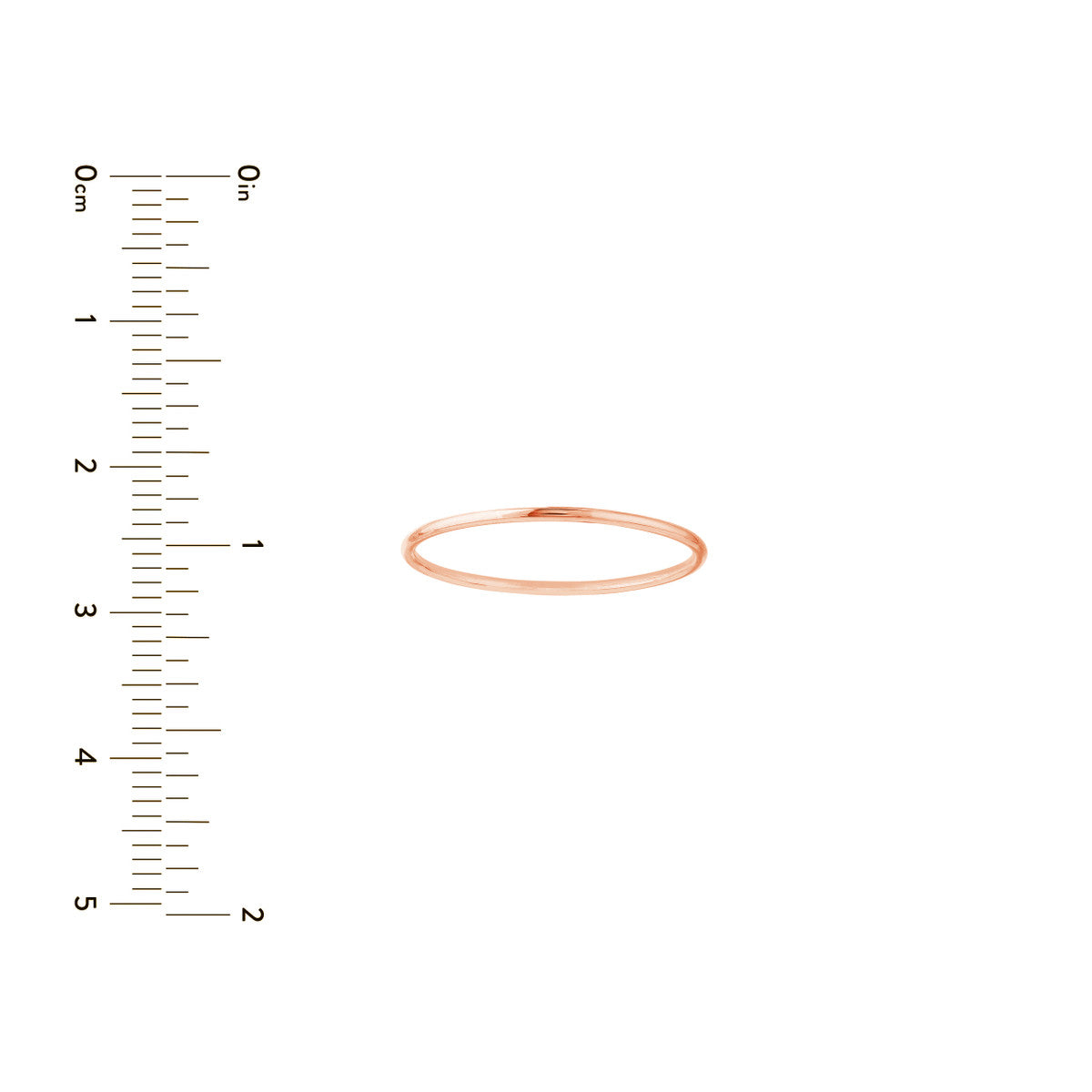 Stackable Wire Ring 14K Gold