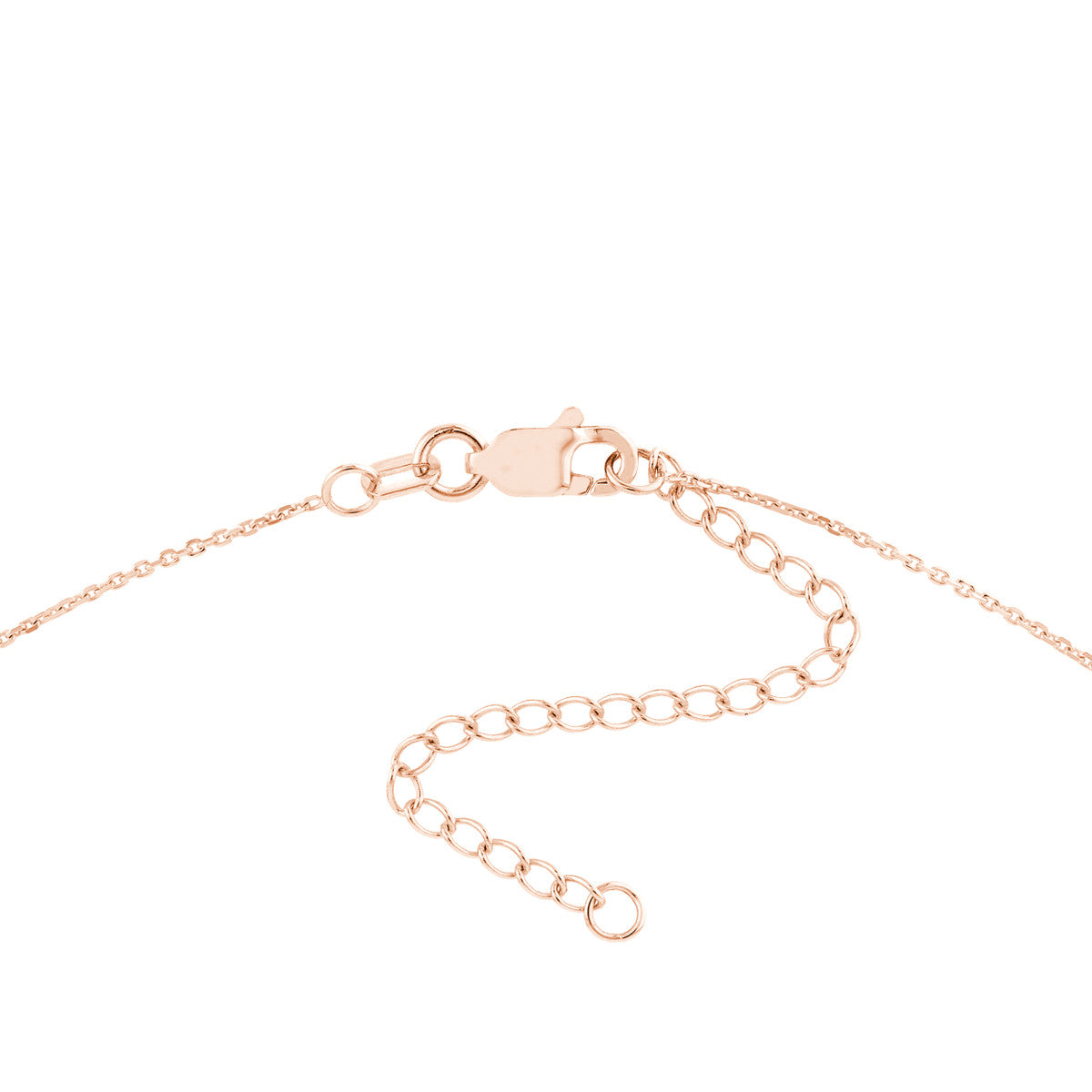 Puffy Nut Shape Adjustable Necklace 14K Yellow, White or Rose Gold