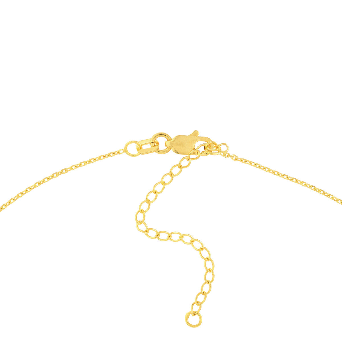 Diamond Spear Drops Necklace 14K Yellow Gold