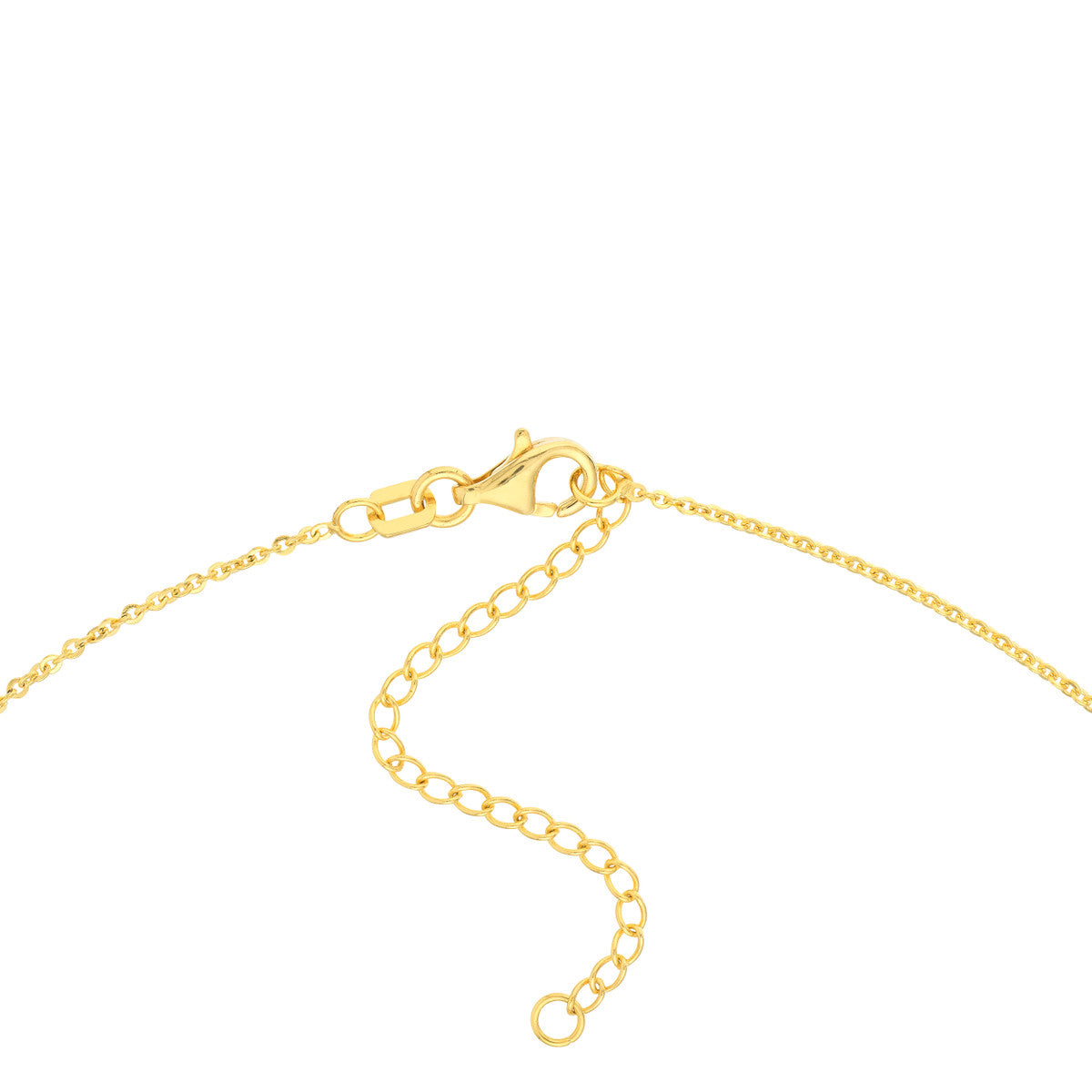3pt Diamond Lowercase Momma Necklace 14K Yellow Gold