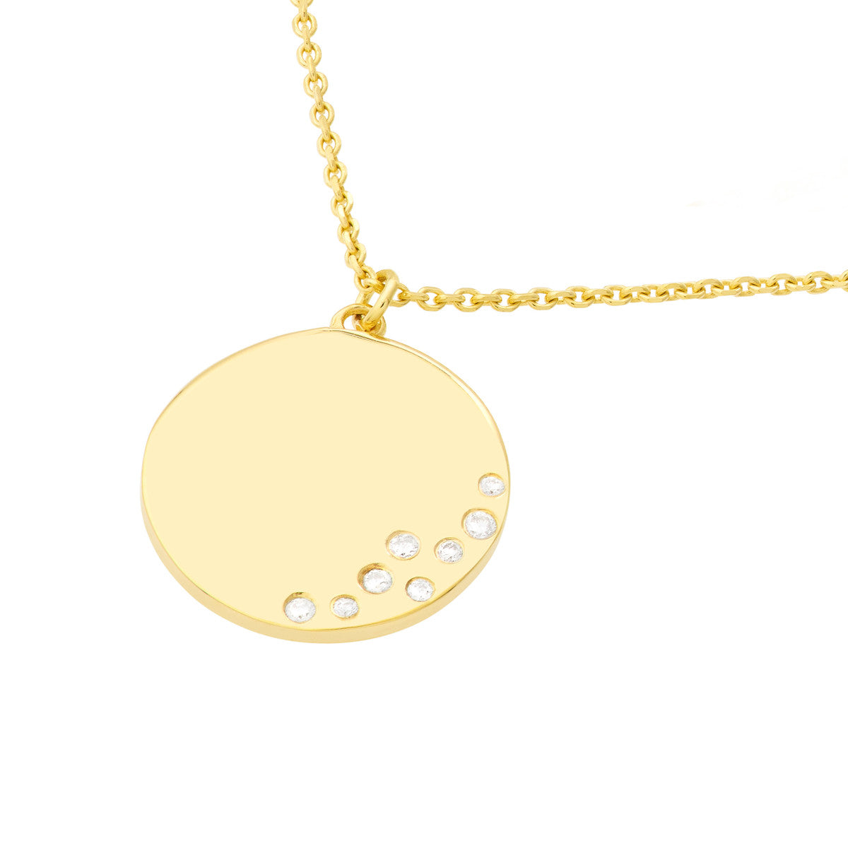 Medallion Necklace 14K Yellow Gold