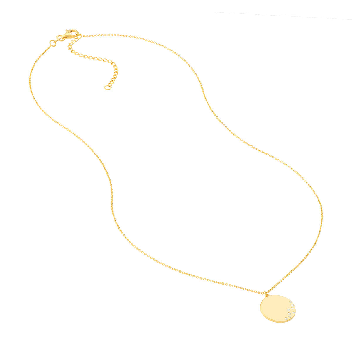 Medallion Necklace 14K Yellow Gold