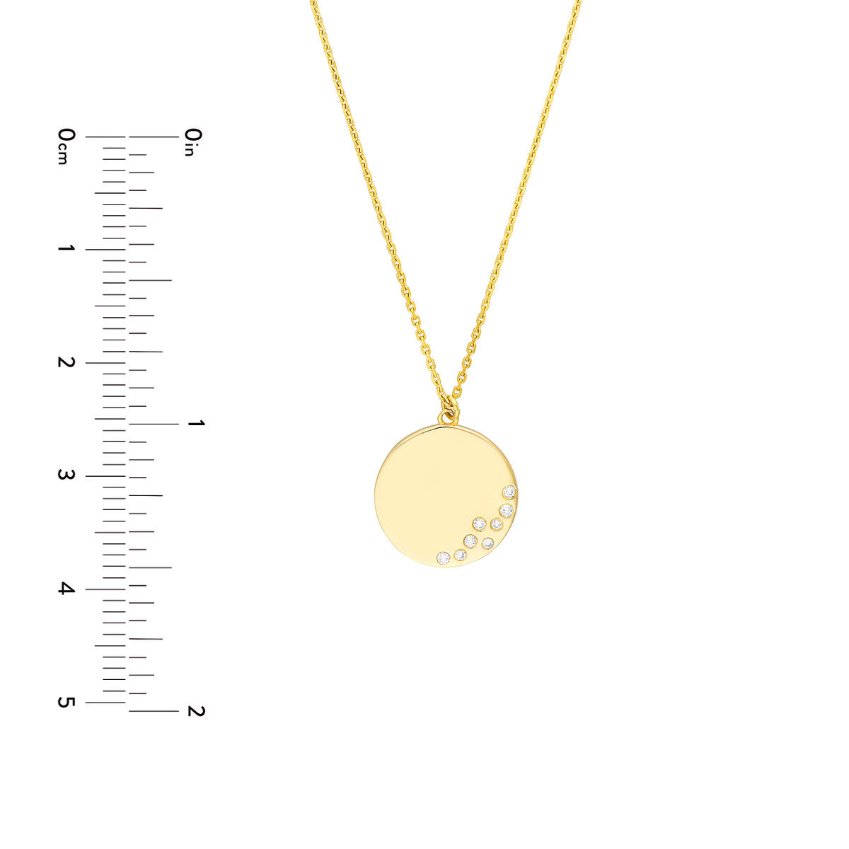 Medallion Necklace 14K Yellow Gold