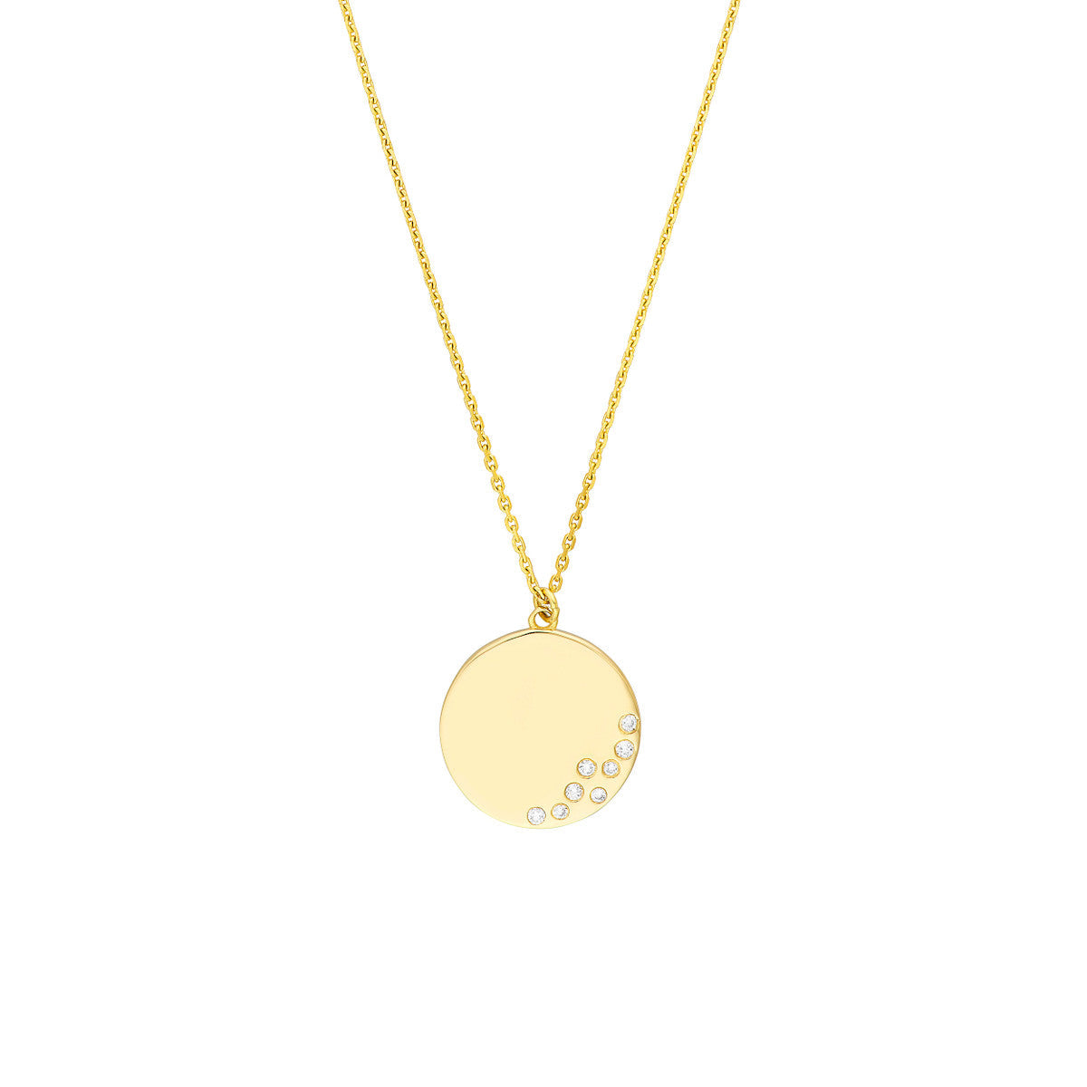 Medallion Necklace 14K Yellow Gold