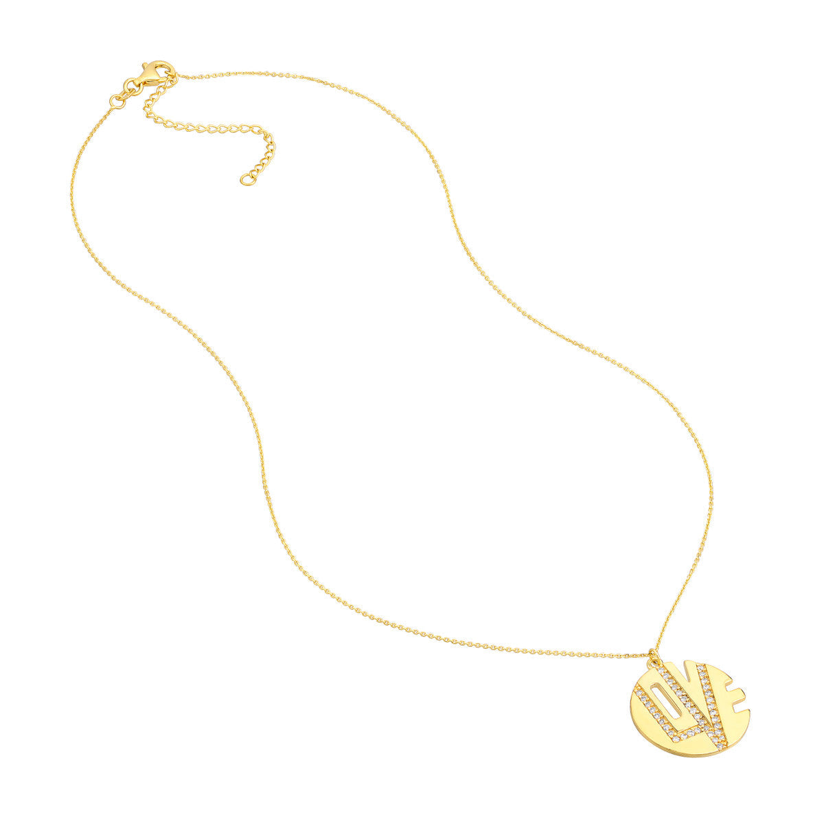 Medallion Necklace 14K Yellow Gold