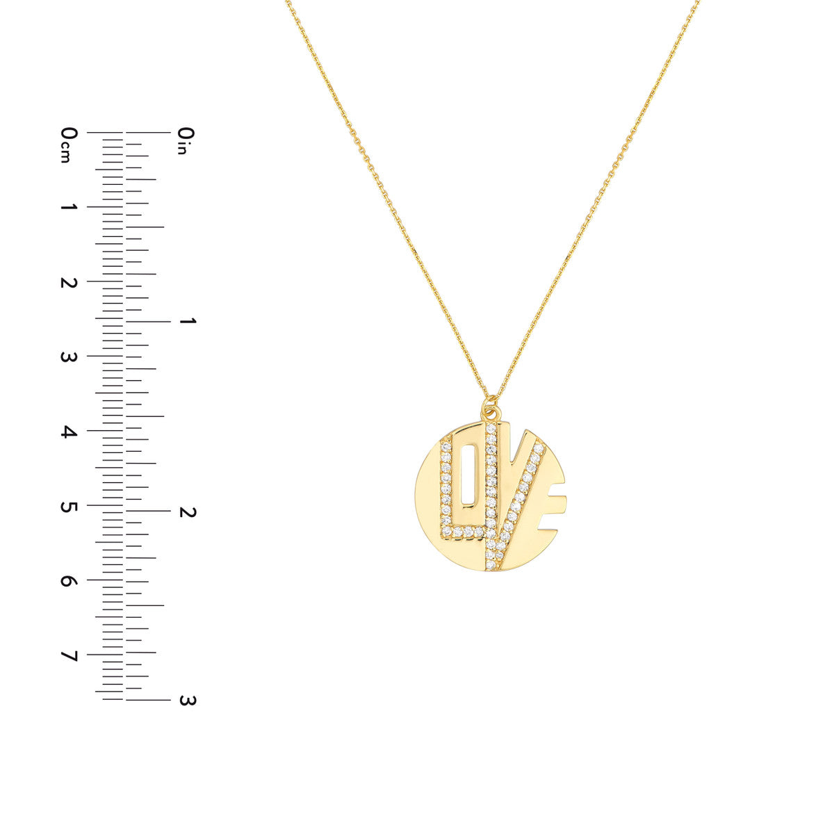 Medallion Necklace 14K Yellow Gold