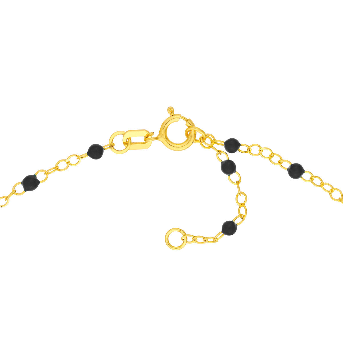 Enamel Bead Piatto Chain 14K Yellow Gold