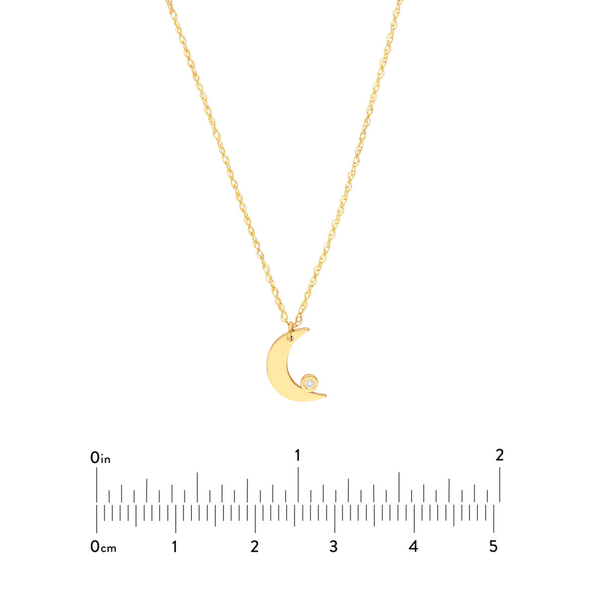 So You Diamond Necklace 14K Yellow Gold