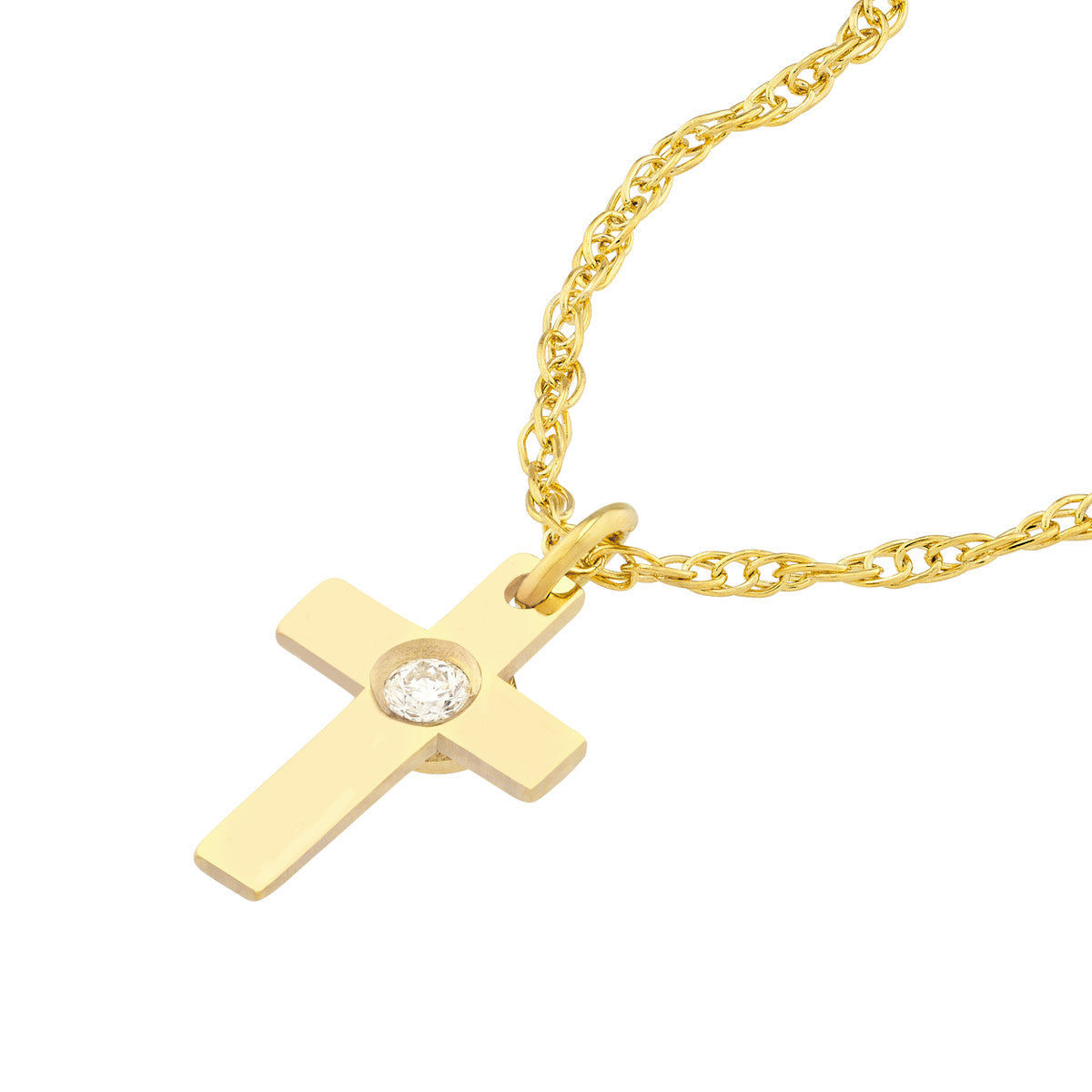 So You Diamond Necklace 14K Yellow Gold