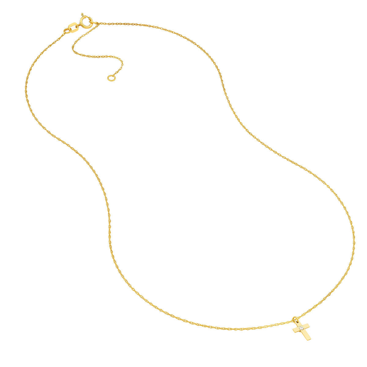 So You Diamond Necklace 14K Yellow Gold