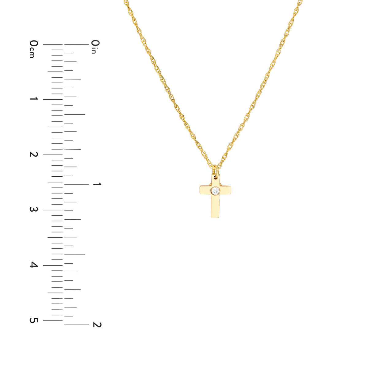 So You Diamond Necklace 14K Yellow Gold